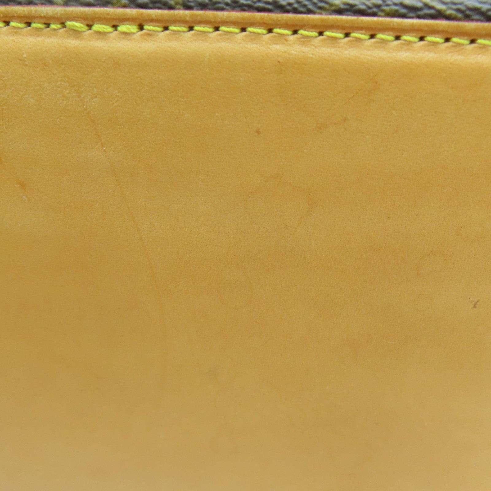 LOUIS VUITTON Monogram Cabas Mezzo金扣手挽袋啡色