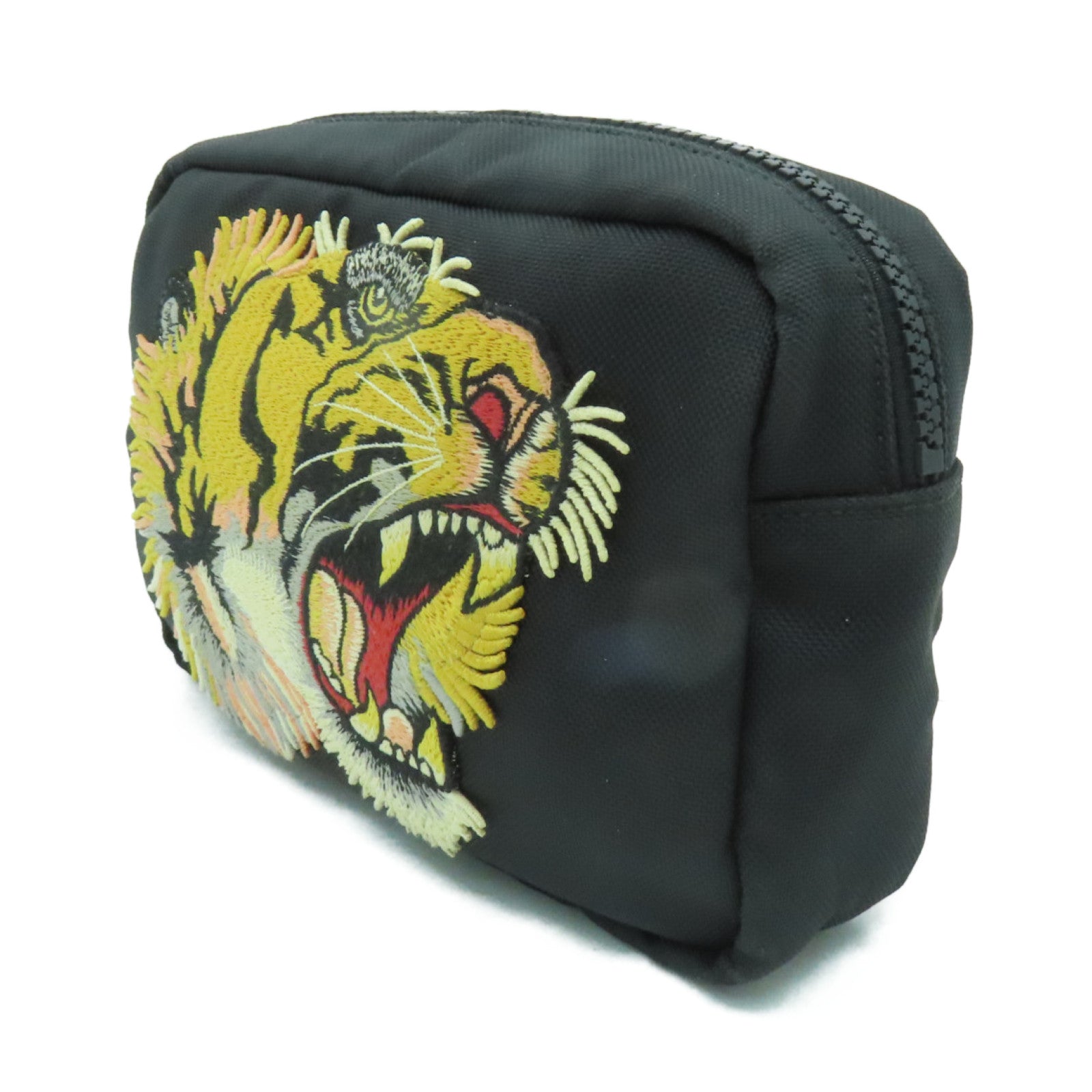 GUCCI 【激減優惠】尼龍Shoulder Bag銀扣肩背袋黑色