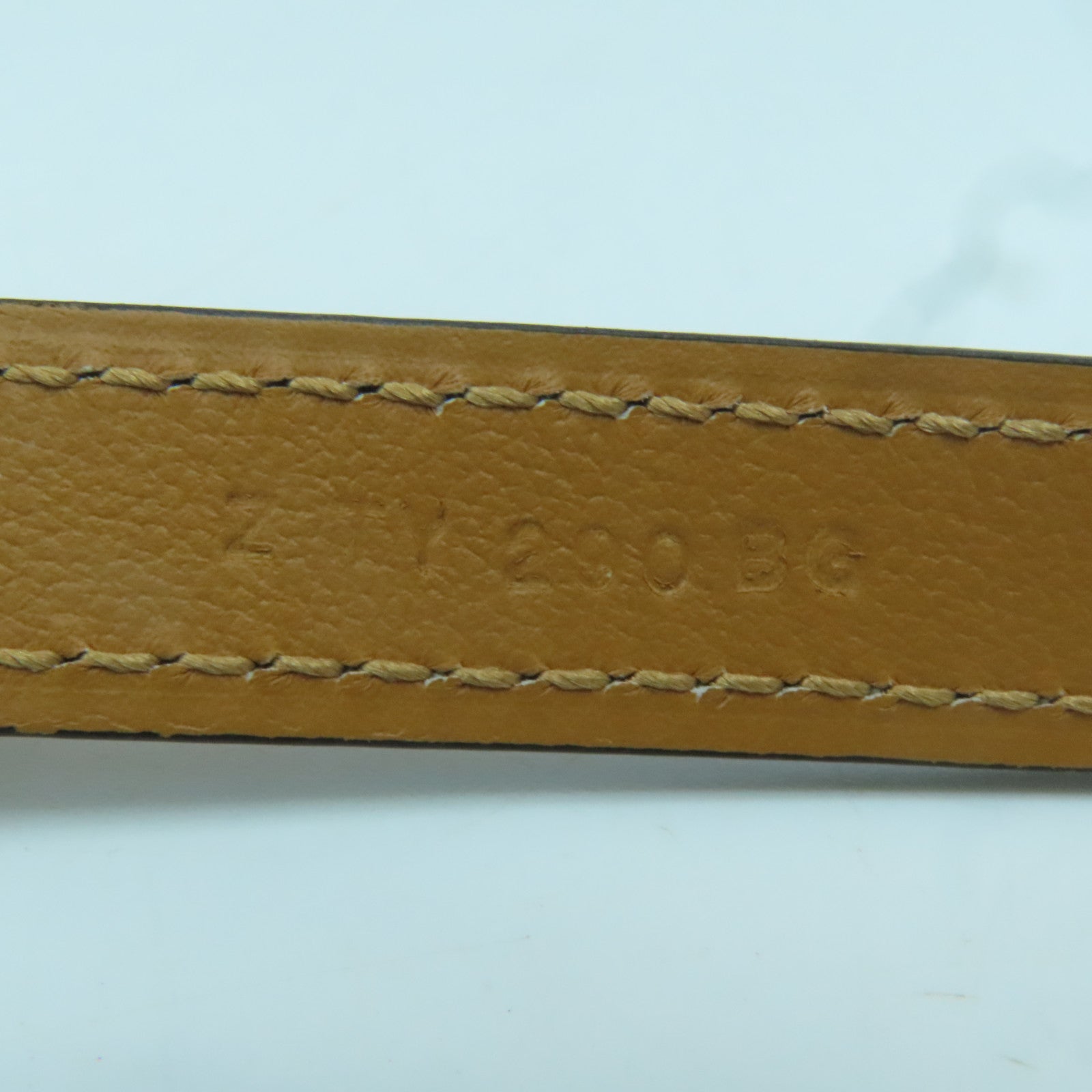 HERMES Epsom皮革Pop H 15 Belt金扣皮帶啡色