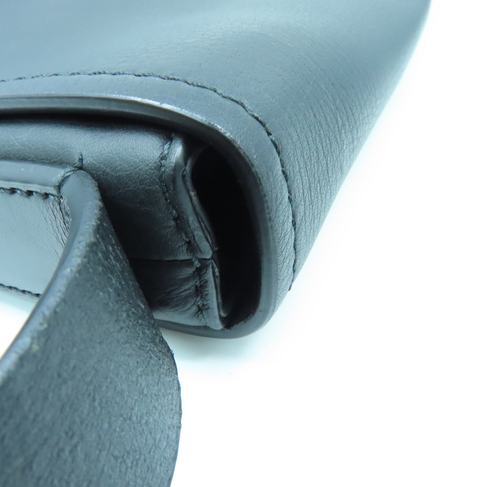 BALLY 牛皮皮革Shoulder Bag黑扣肩背袋黑色