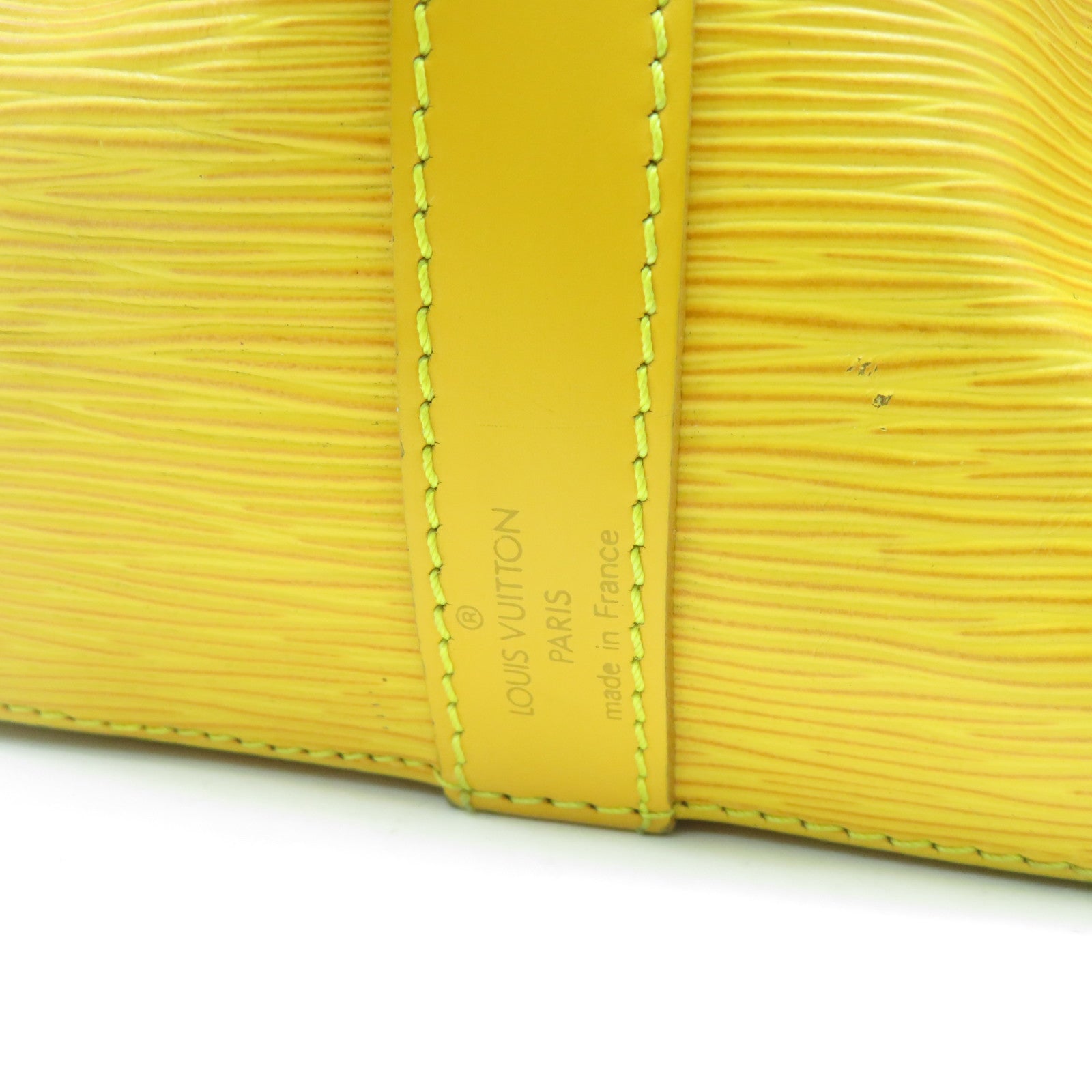 LOUIS VUITTON Epi Noe Shoulder Bag金扣肩背袋黃色