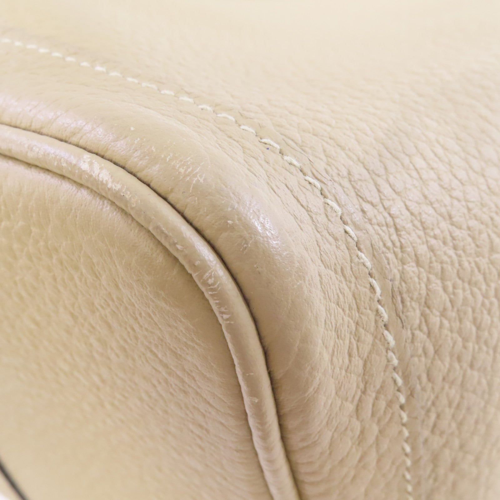 HERMES Country皮革Garden Party PM Tote Bag銀扣手挽袋Trench/奶茶色