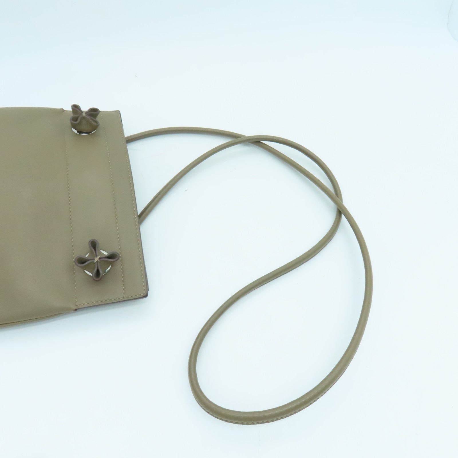 HERMES Swift皮革Aline Tote Bag银扣手挽袋啡色