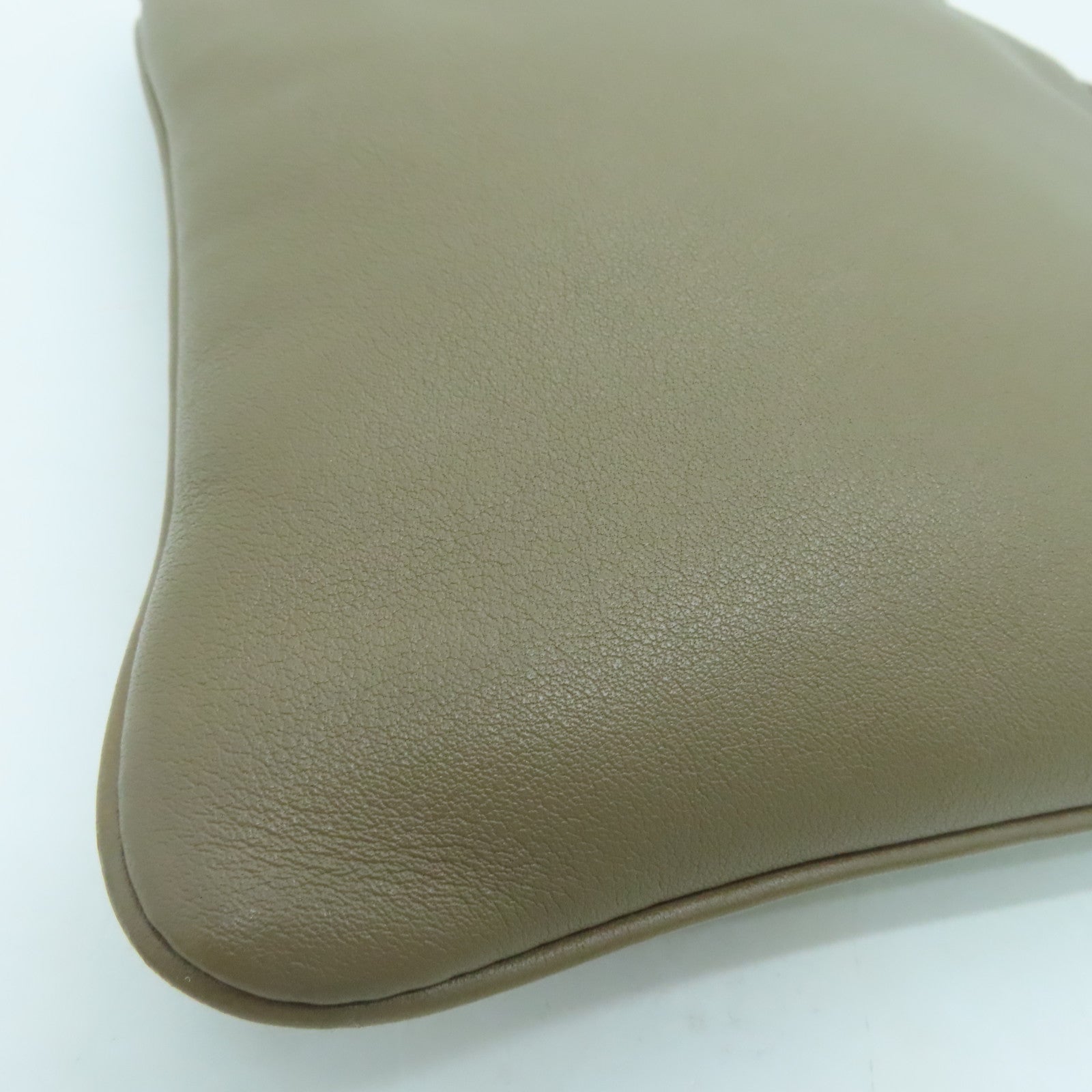 HERMES Swift皮革Aline Tote Bag银扣手挽袋啡色