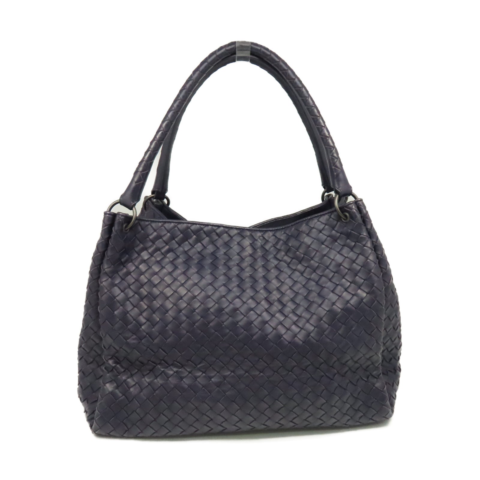 BOTTEGA VENETA 織紋皮革Shoulder Bag肩背袋紫色