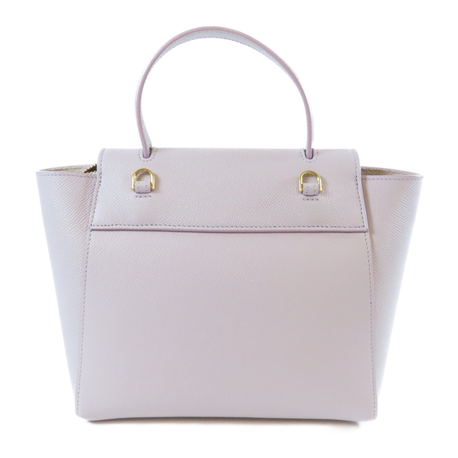 CELINE 牛皮皮革Nano Belt Bag金扣手挽肩背兩用袋紫色