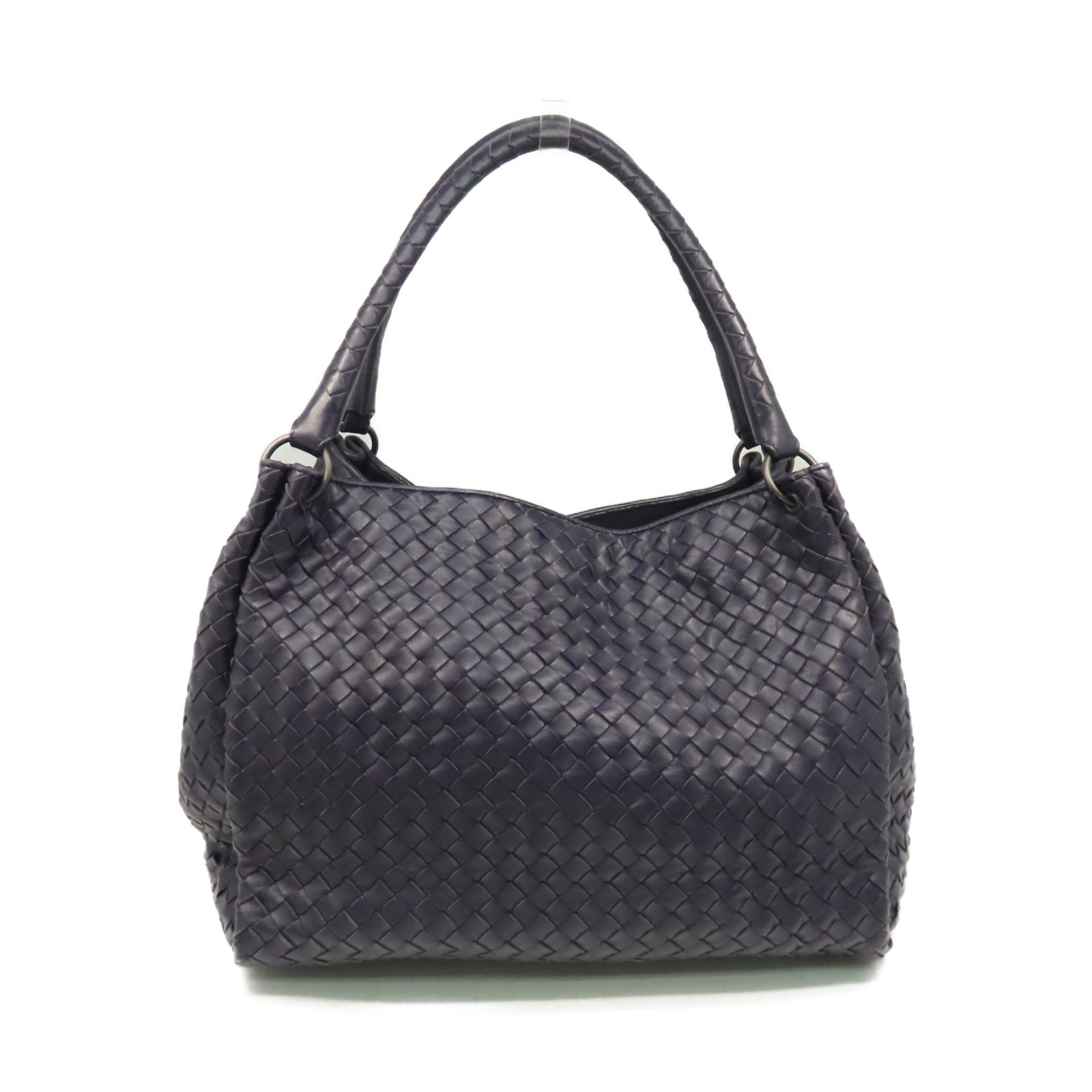 BOTTEGA VENETA 織紋皮革Shoulder Bag肩背袋紫色