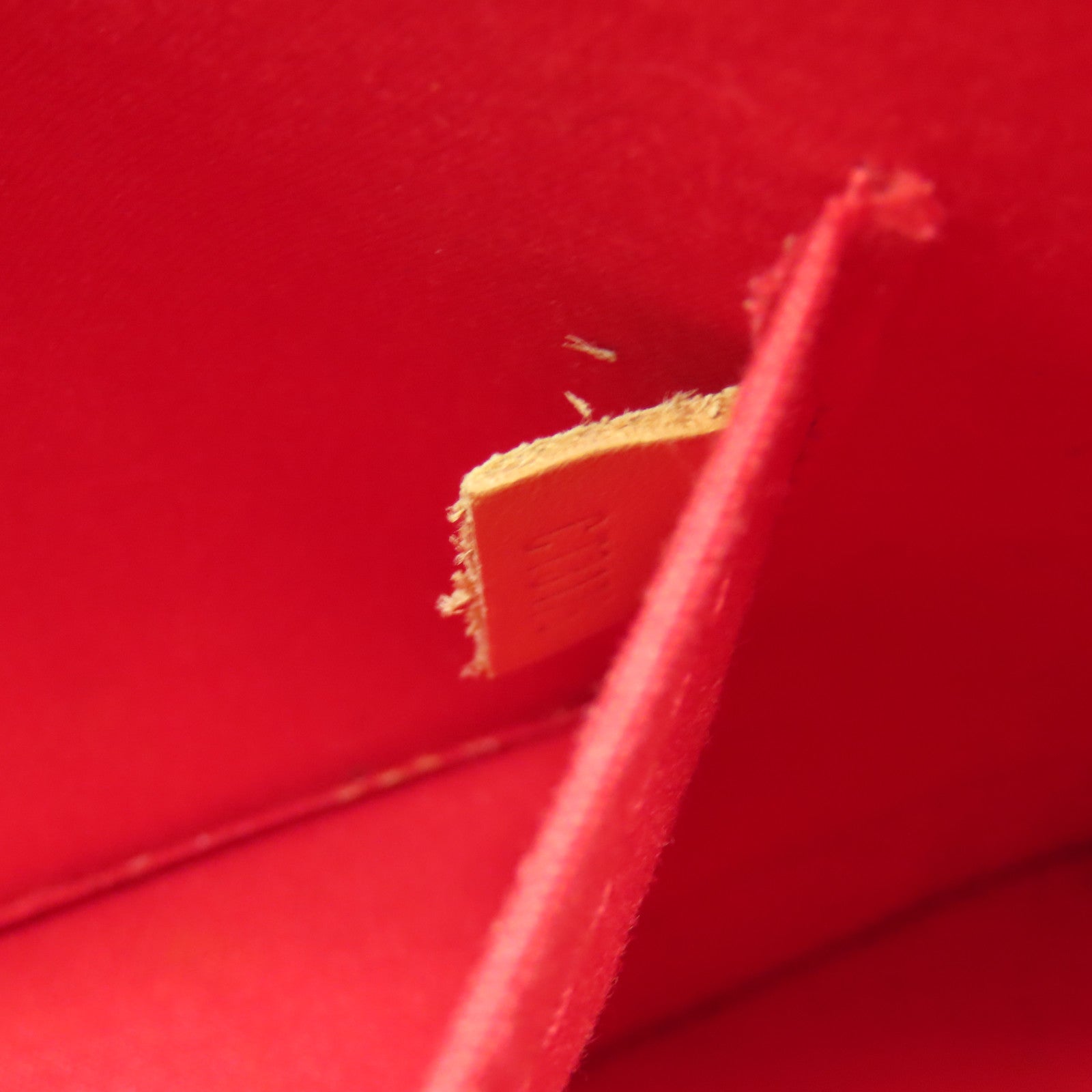 LOUIS VUITTON Vernis Alma BB金扣手挽肩背兩用袋紅色