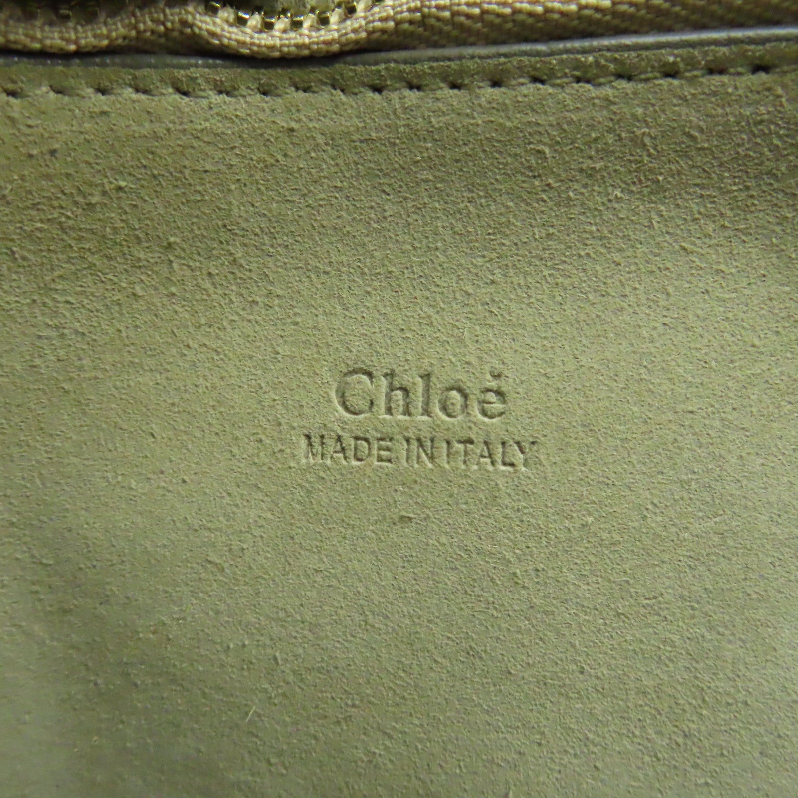 Chloe 【激減優惠】牛皮皮革/麂皮皮革Shoulder Bag肩背袋啡色