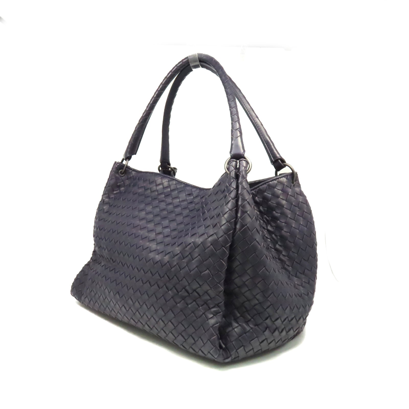 BOTTEGA VENETA 織紋皮革Shoulder Bag肩背袋紫色