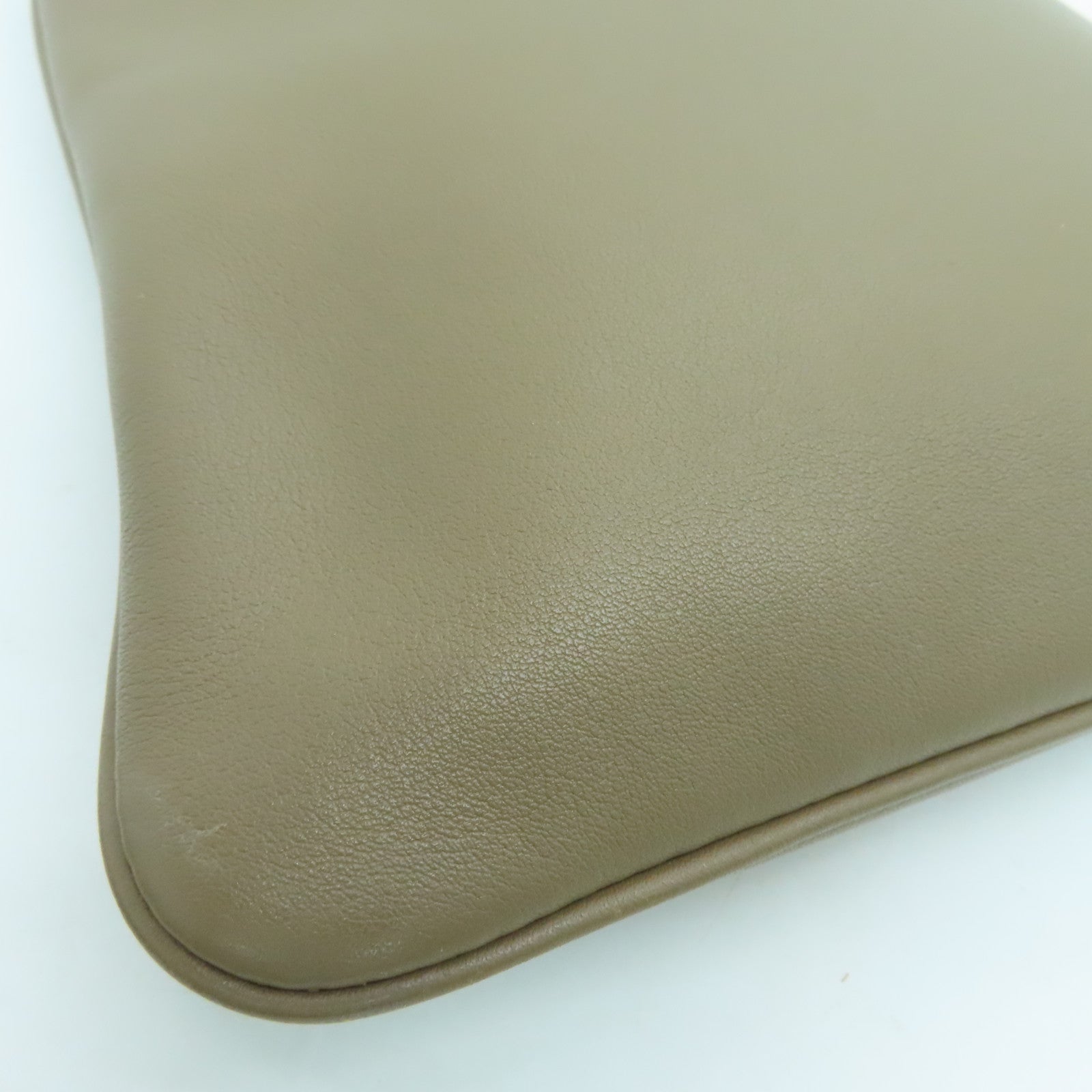HERMES Swift皮革Aline Tote Bag银扣手挽袋啡色