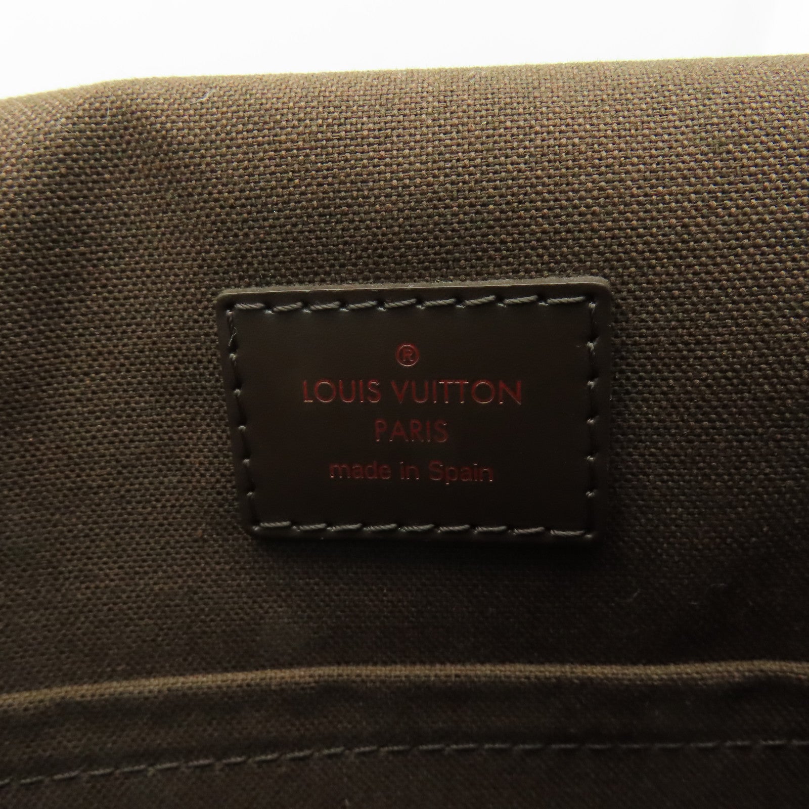 LOUIS VUITTON Damier Brooklyn MM金扣肩背袋啡色
