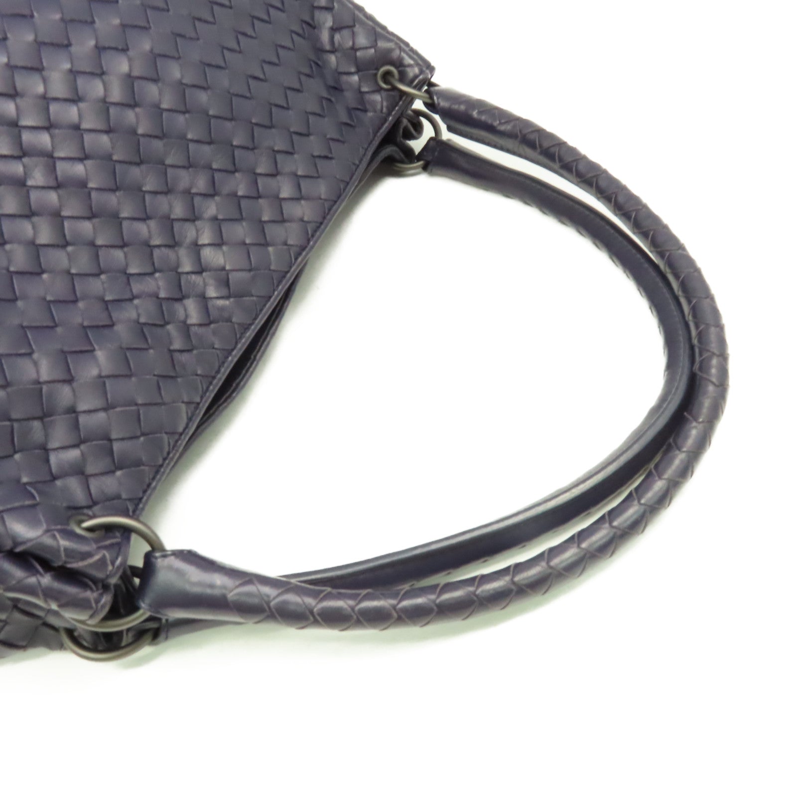 BOTTEGA VENETA 織紋皮革Shoulder Bag肩背袋紫色