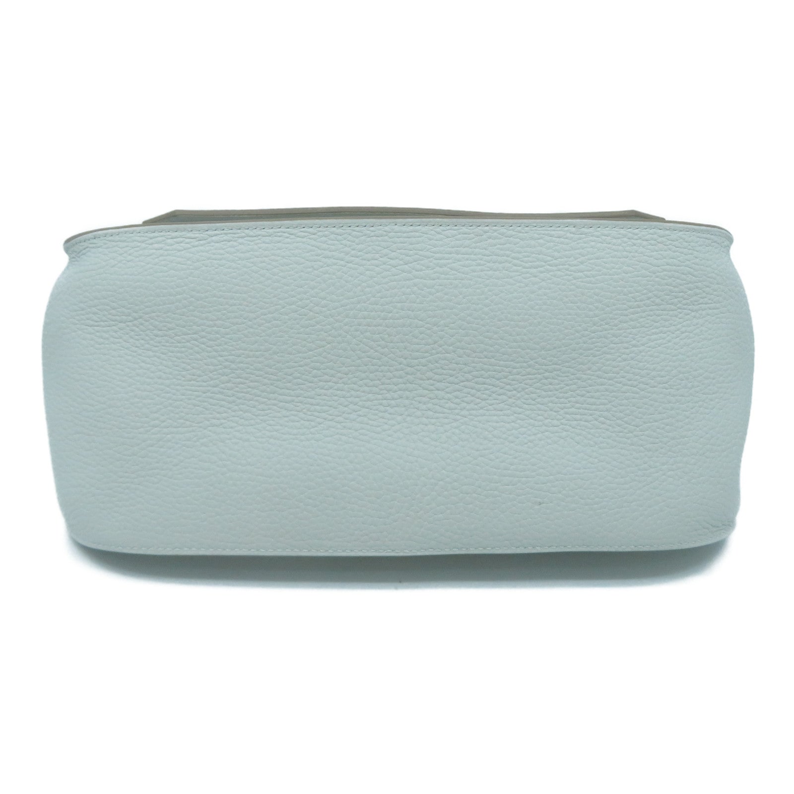 HERMES Clemence皮革Jypsiere 31銀扣肩背袋Gris Perle珍珠灰色