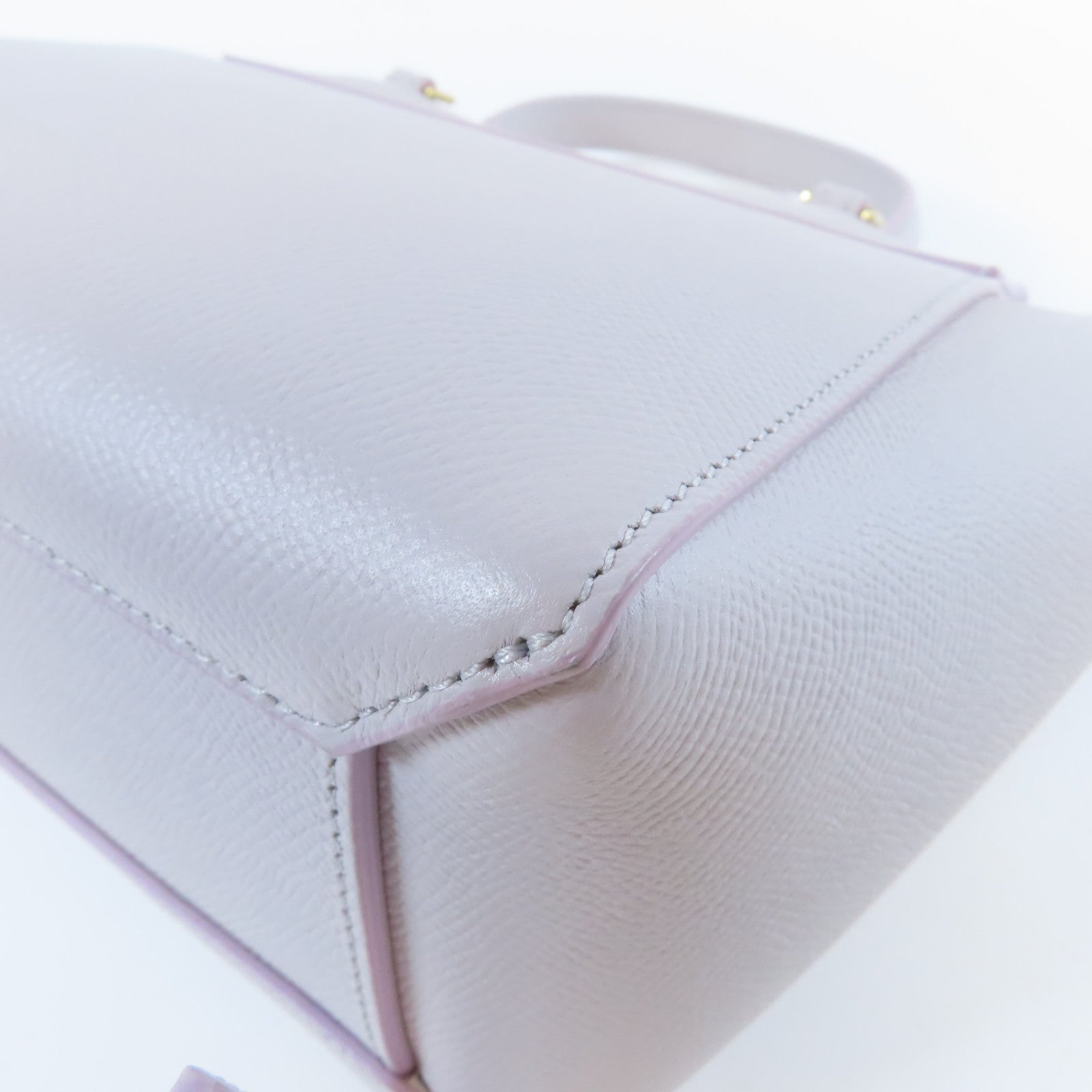 CELINE 牛皮皮革Nano Belt Bag金扣手挽肩背兩用袋紫色