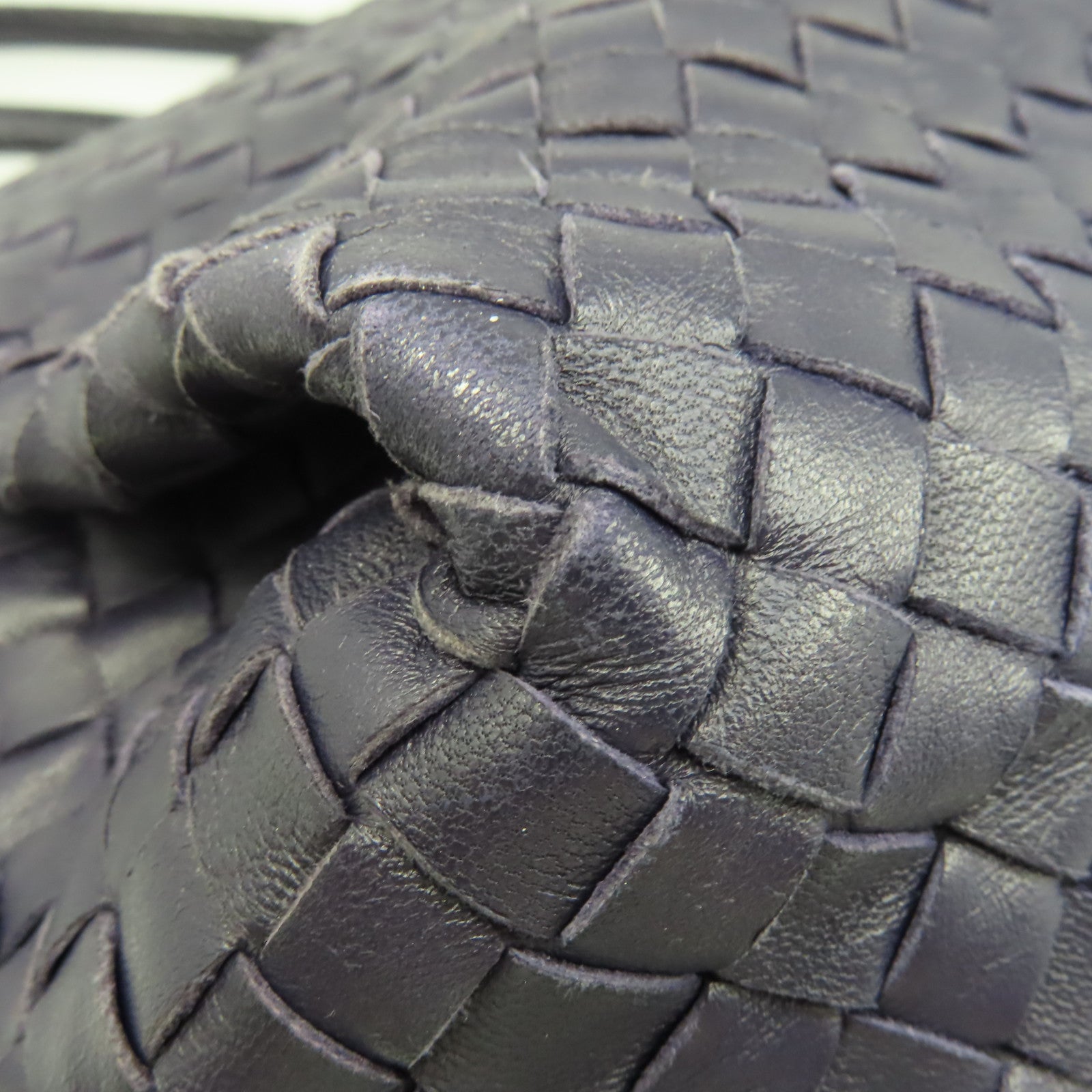 BOTTEGA VENETA 織紋皮革Shoulder Bag肩背袋紫色