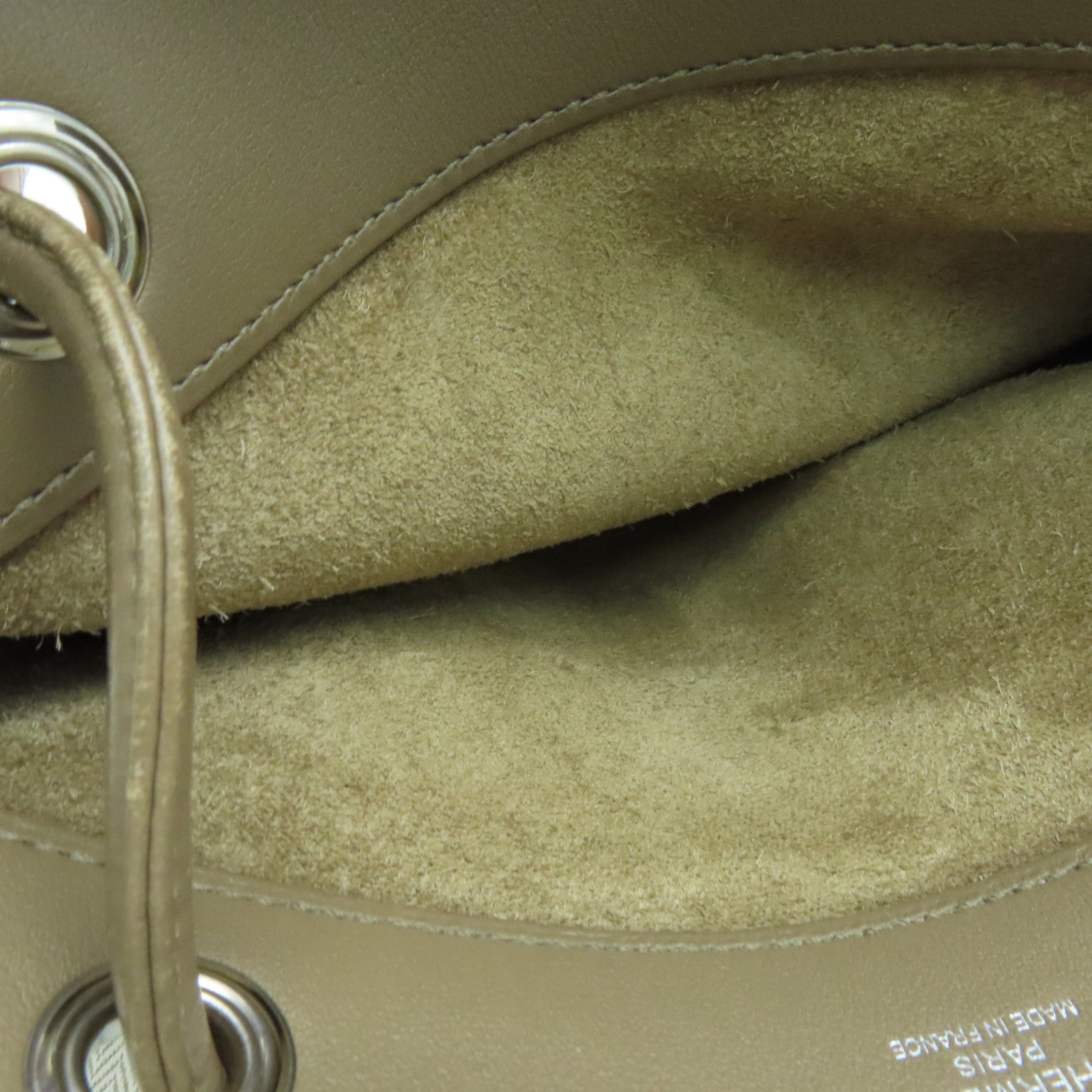 HERMES Swift皮革Aline Tote Bag银扣手挽袋啡色