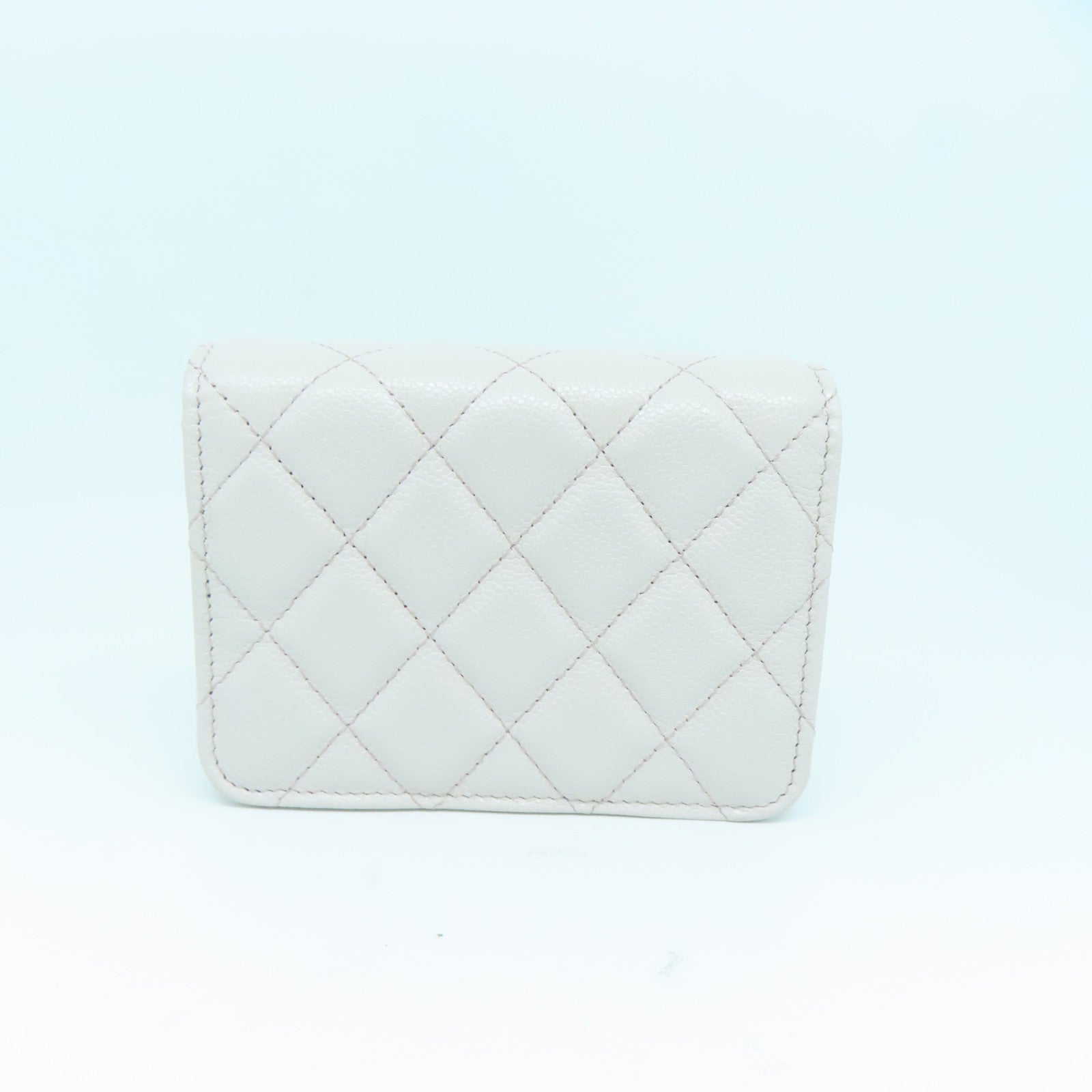 CHANEL 菱格Caviar皮革Chain Shoulder Bag金扣链带肩背袋粉红色