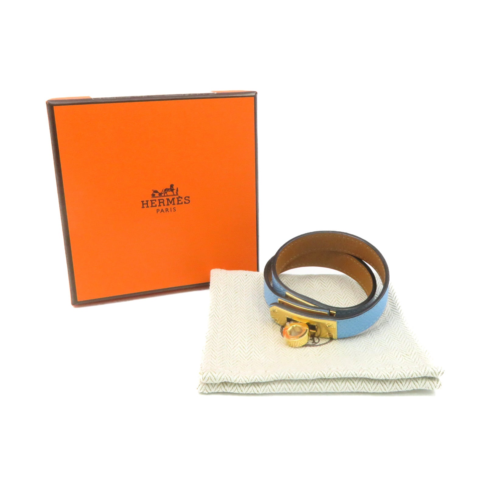 HERMES Mini Kelly Double Tour バングル Mini Kelly Double Tour bracelet | Hermès Canada