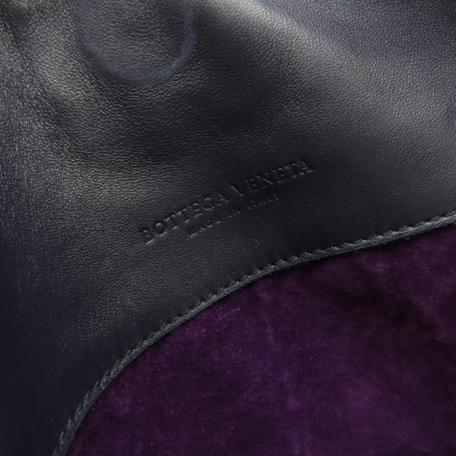 BOTTEGA VENETA 織紋皮革Shoulder Bag肩背袋紫色