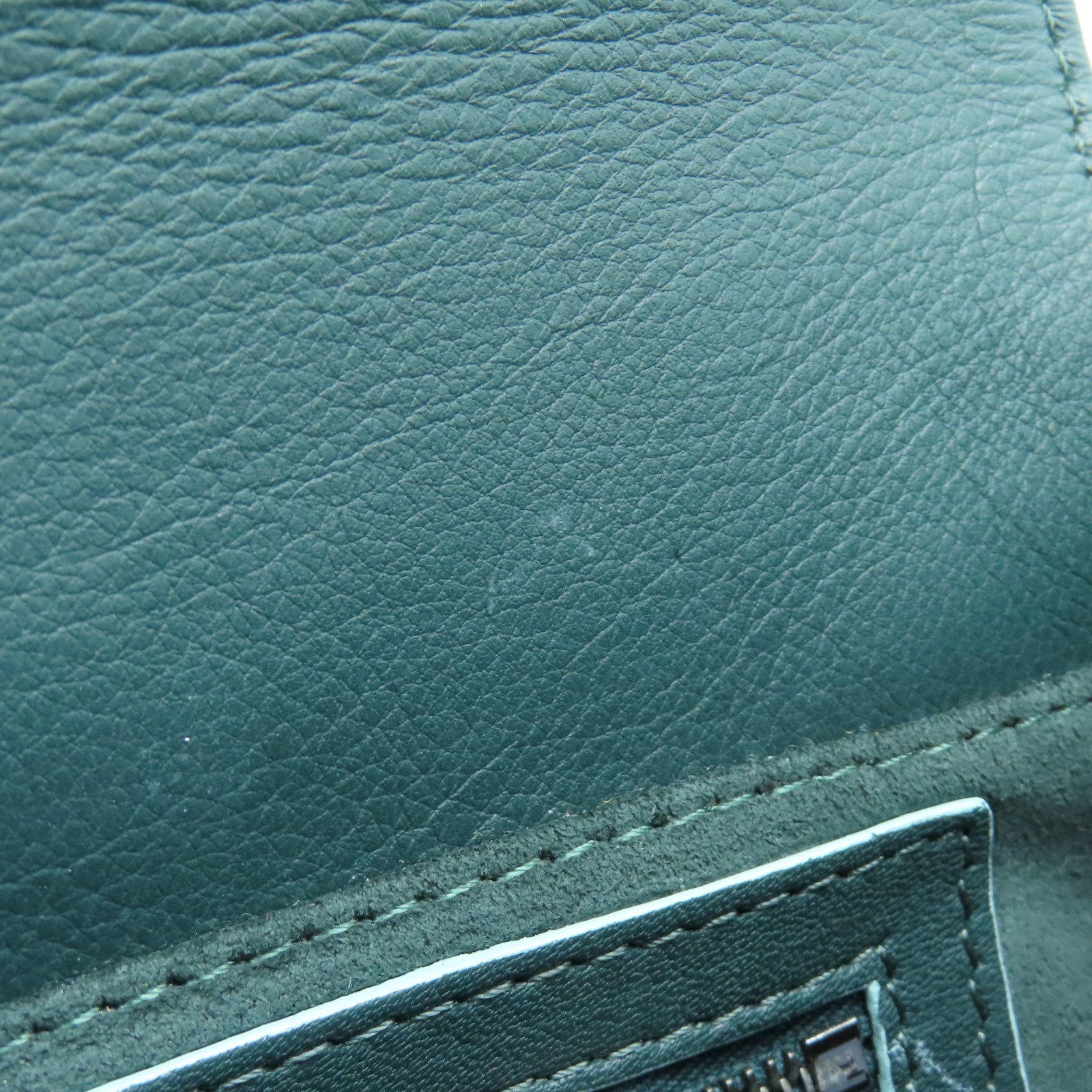 FENDI 牛皮皮革Shoulder Bag銀扣肩背袋綠色