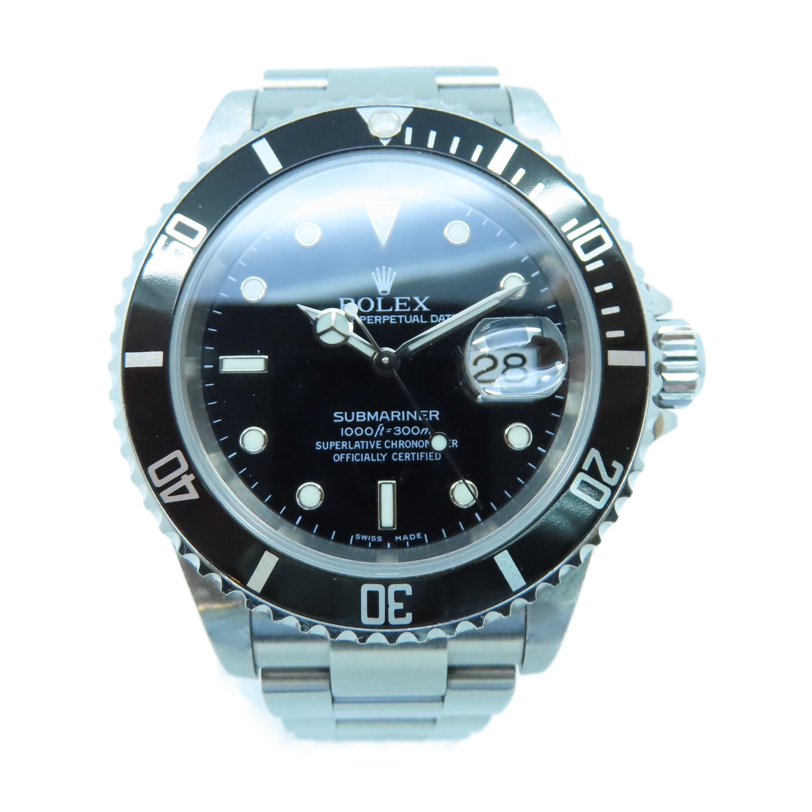 ROLEX Submarinar Date 40mm不鏽鋼手錶自動機芯黑色