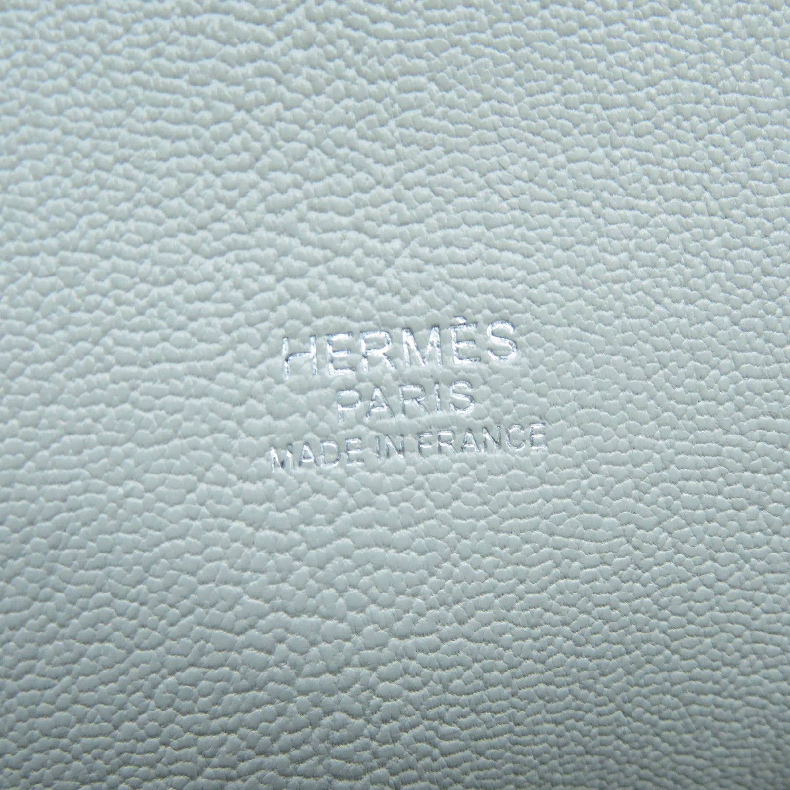 HERMES Clemence皮革Jypsiere 31銀扣肩背袋Gris Perle珍珠灰色