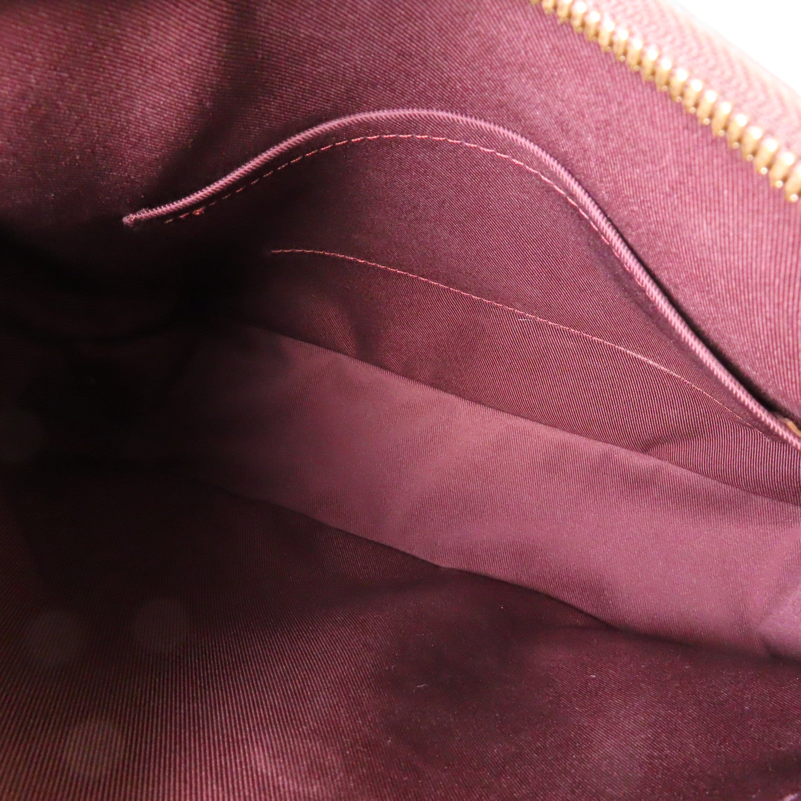 LOUIS VUITTON Monogram Odeon MM Shoulder Bag金扣肩背袋啡色
