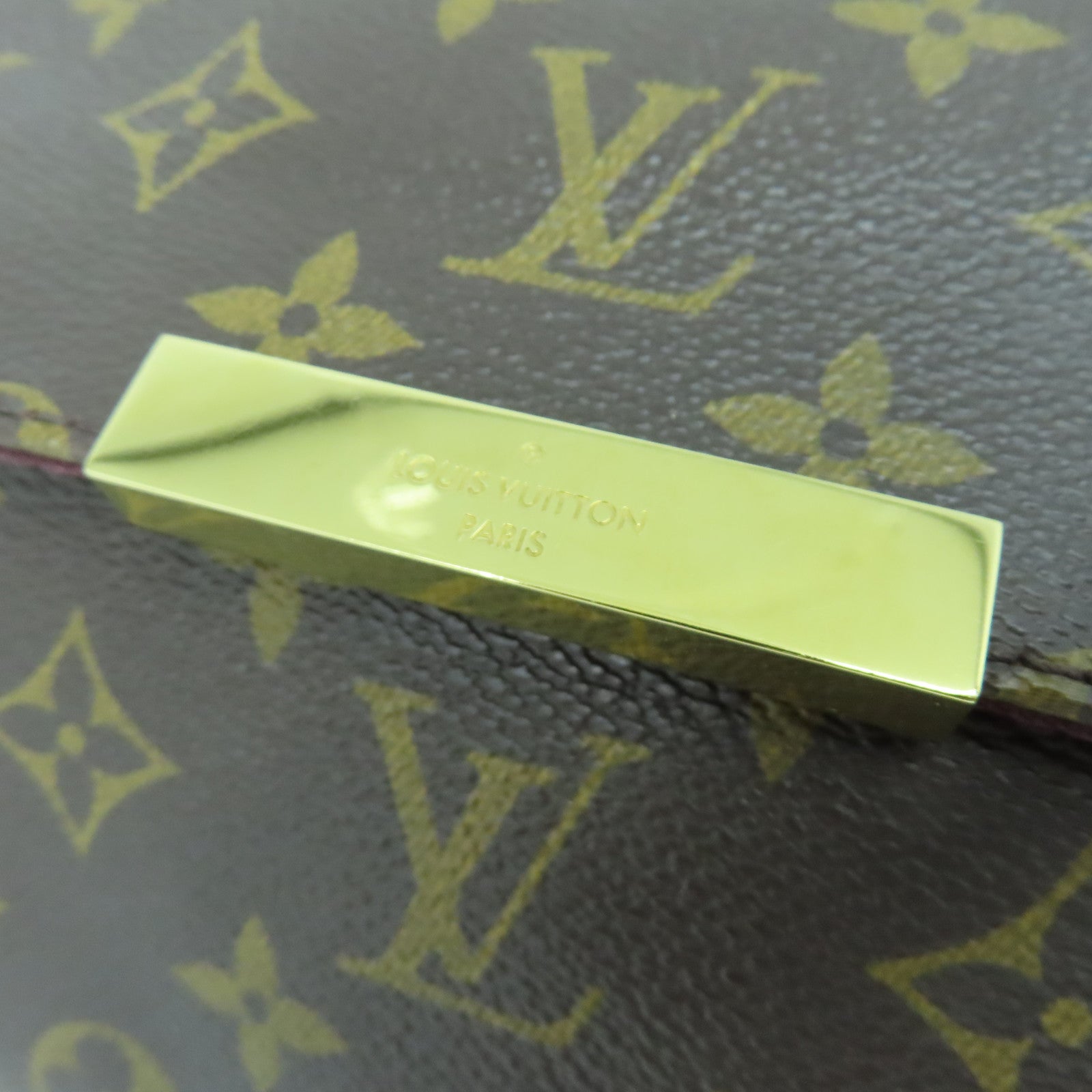LOUIS VUITTON Monogram Favorite MM金扣肩背袋棕色