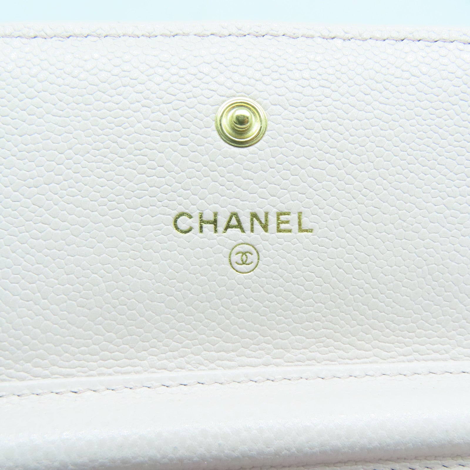 CHANEL 菱格Caviar皮革Chain Shoulder Bag金扣链带肩背袋粉红色
