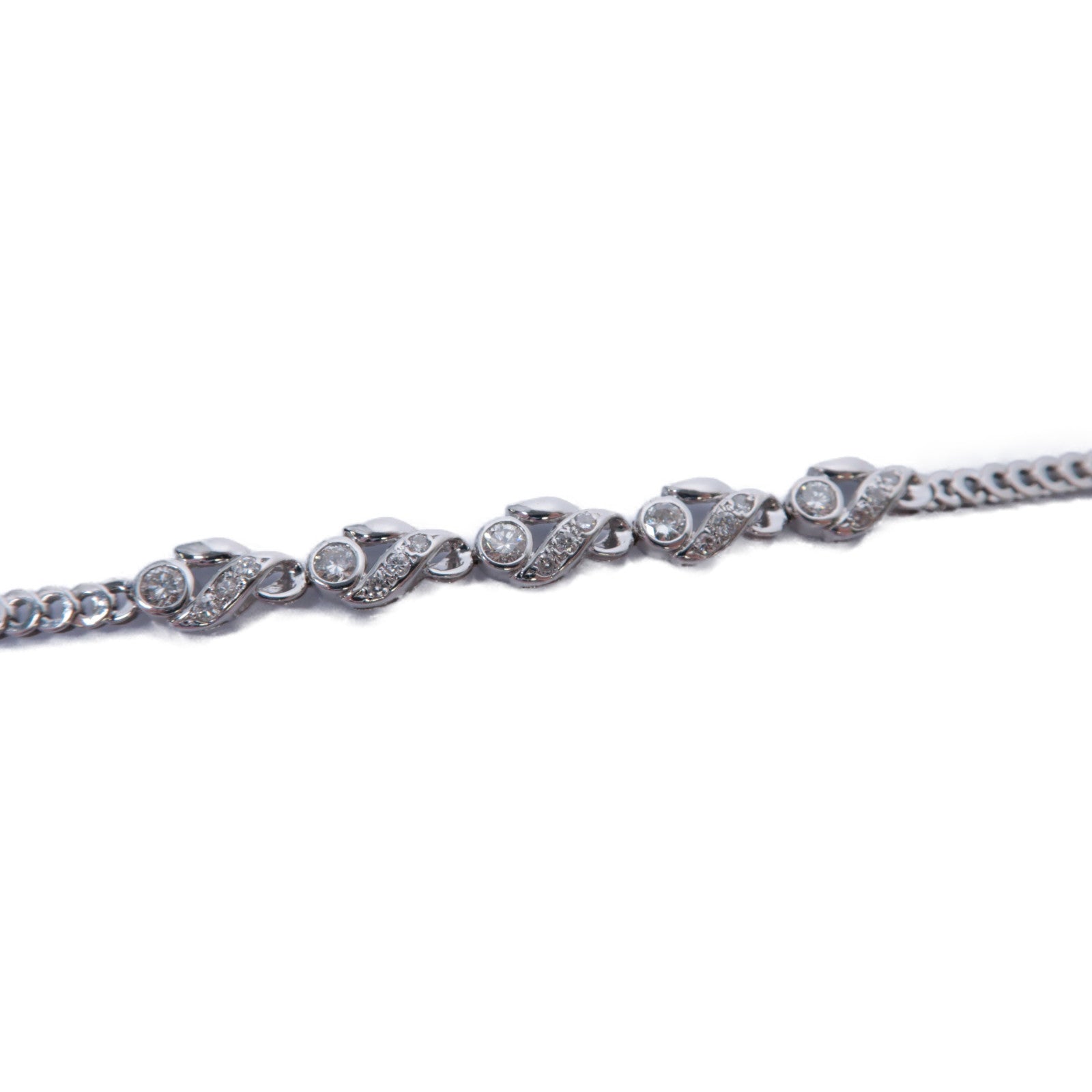 JEWELRY 18K白金Diamond Bracelet 0.65ct鑽石手鏈