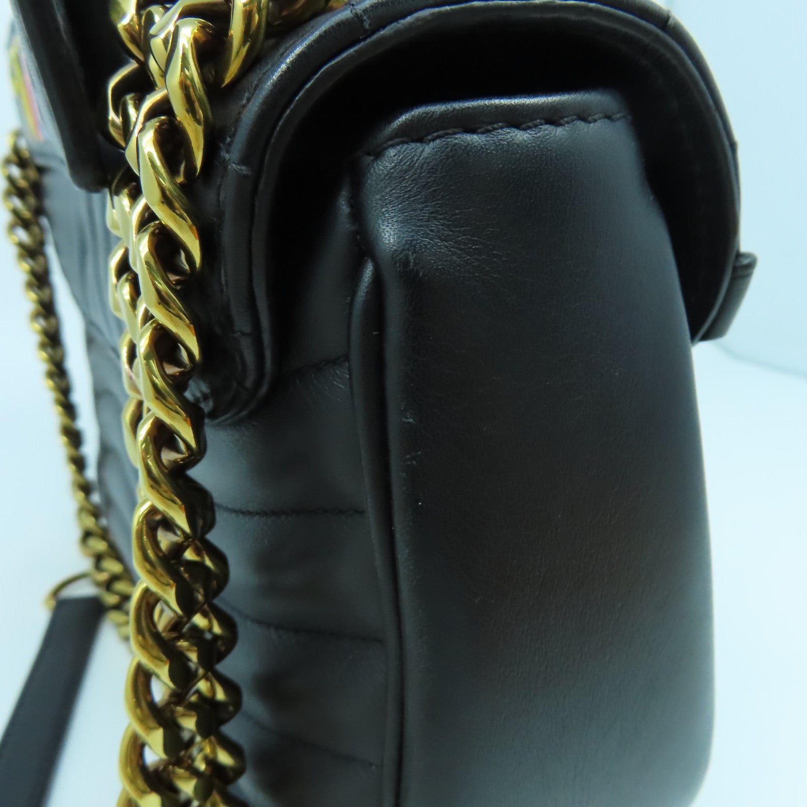 LOUIS VUITTON 牛皮皮革New Wave MM金扣手挽肩背兩用袋黑色