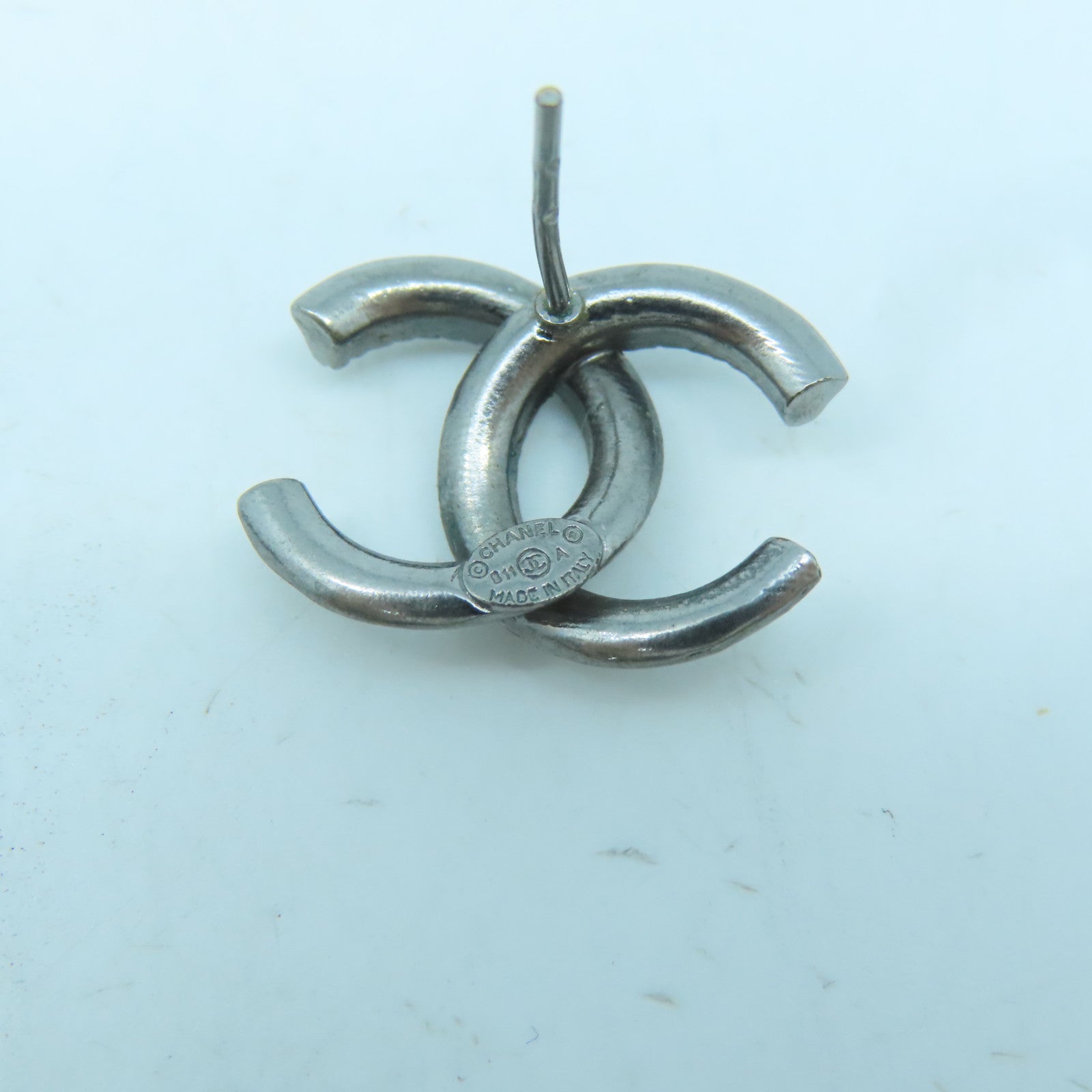 CHANEL 金屬Earrings耳環銀色