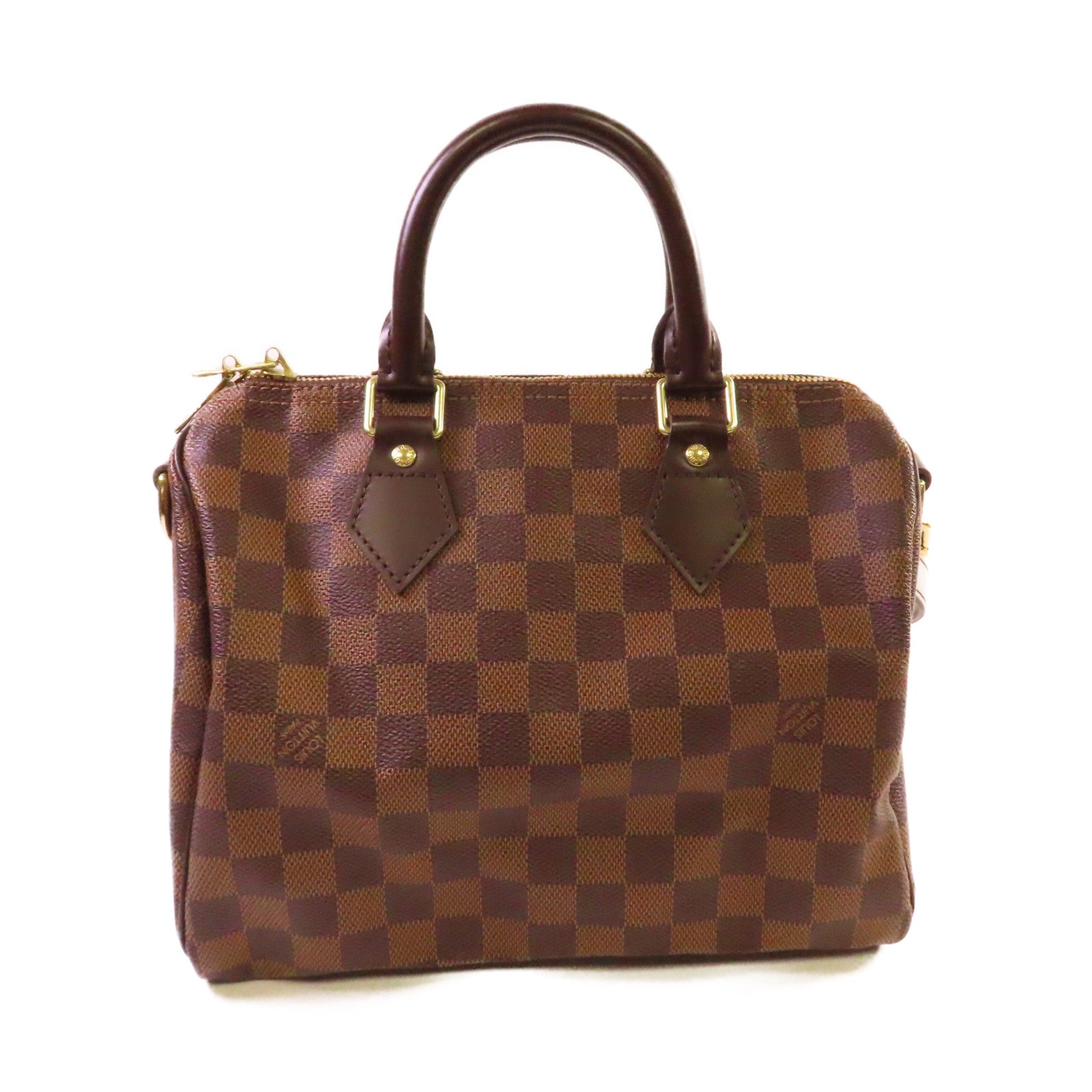 LOUIS VUITTON Damier Speedy Bandouliere 25 2Way Shoulder Bag金扣手挽肩背兩用袋啡色