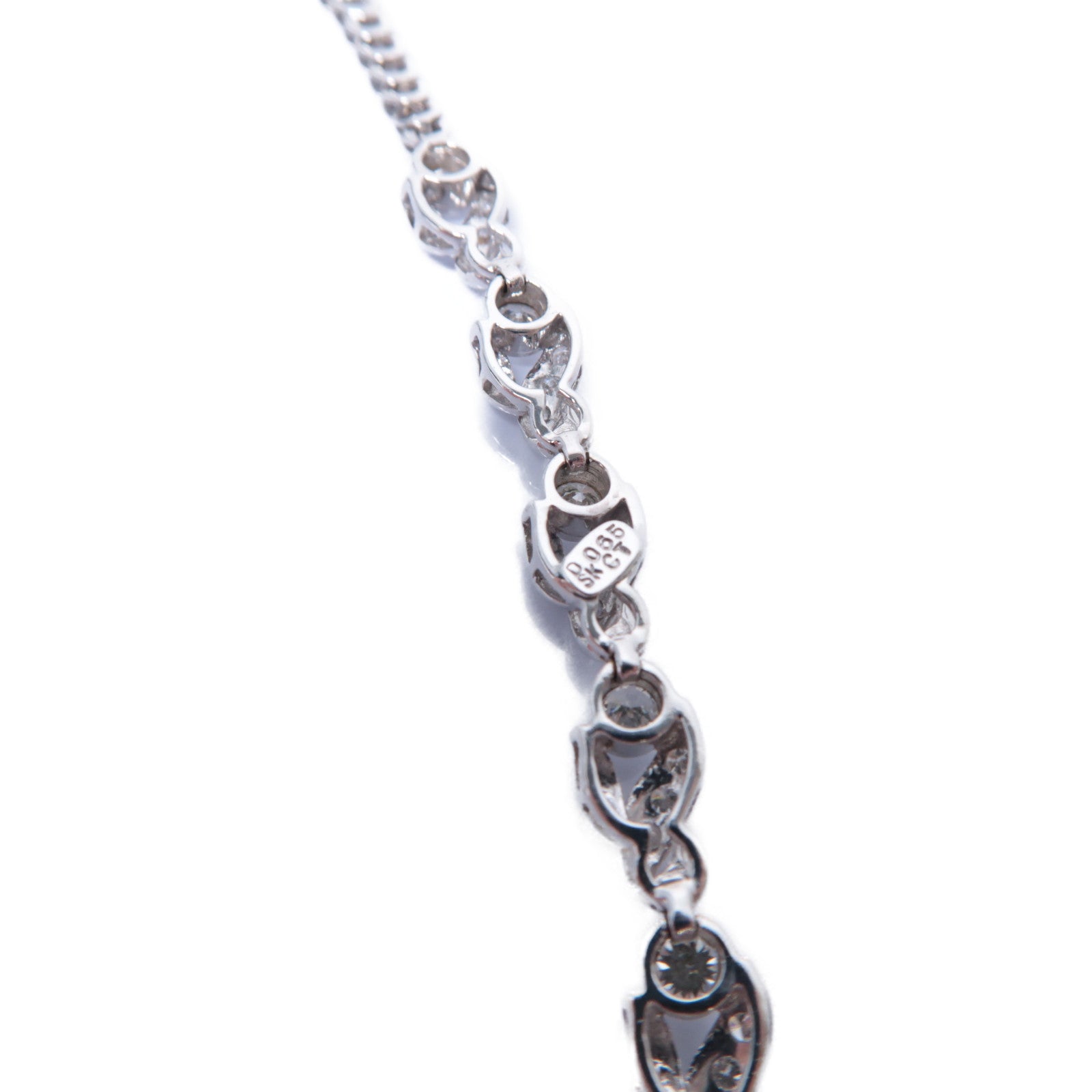 JEWELRY 18K白金Diamond Bracelet 0.65ct鑽石手鏈