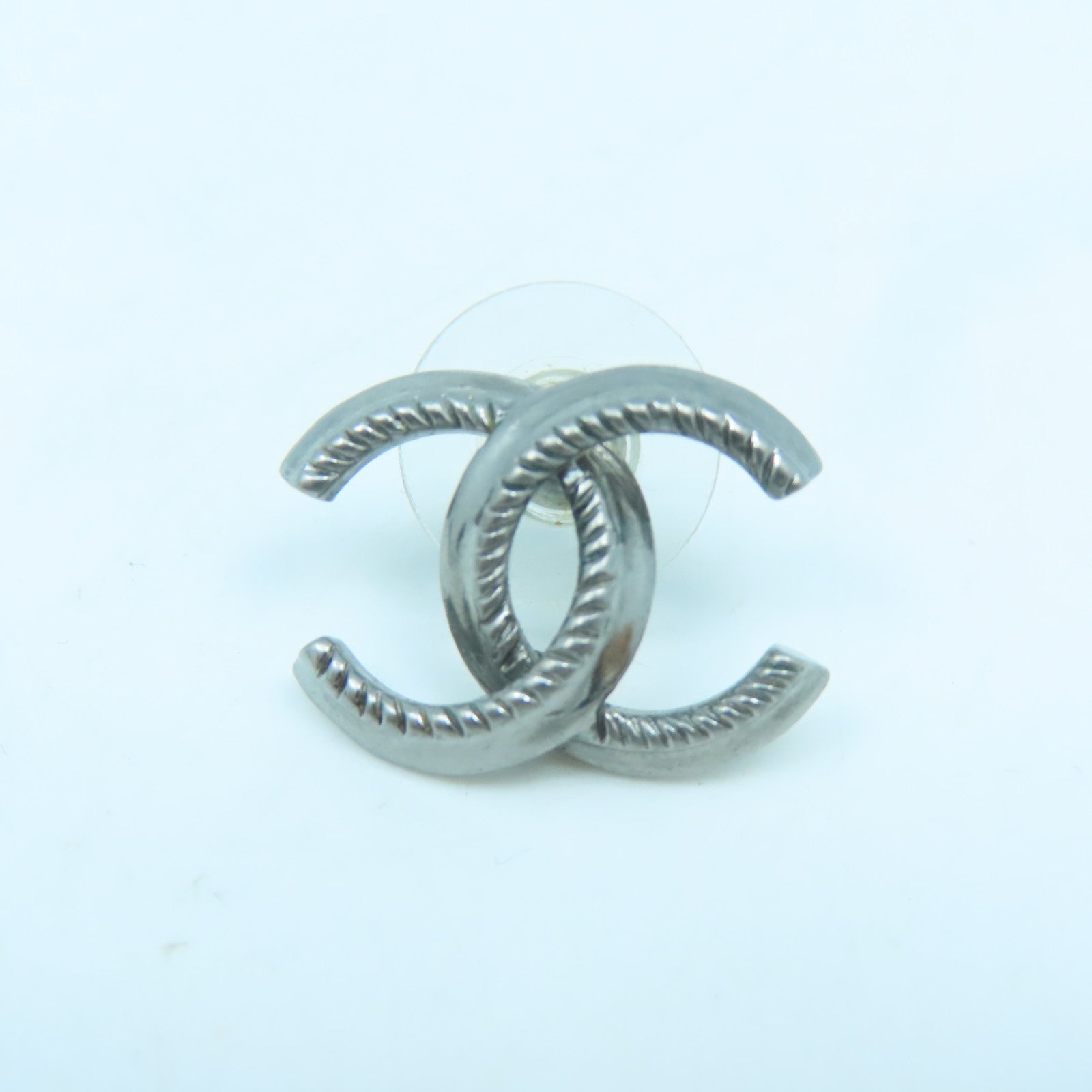 CHANEL 金屬Earrings耳環銀色
