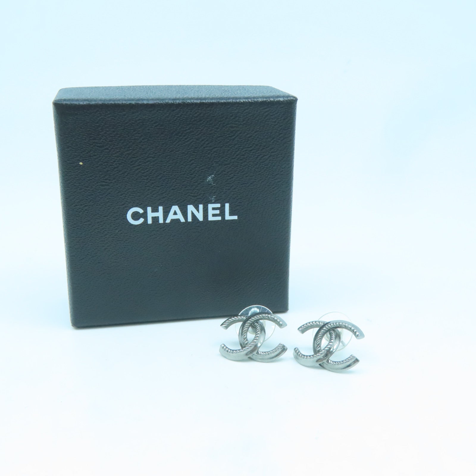 CHANEL 金屬Earrings耳環銀色