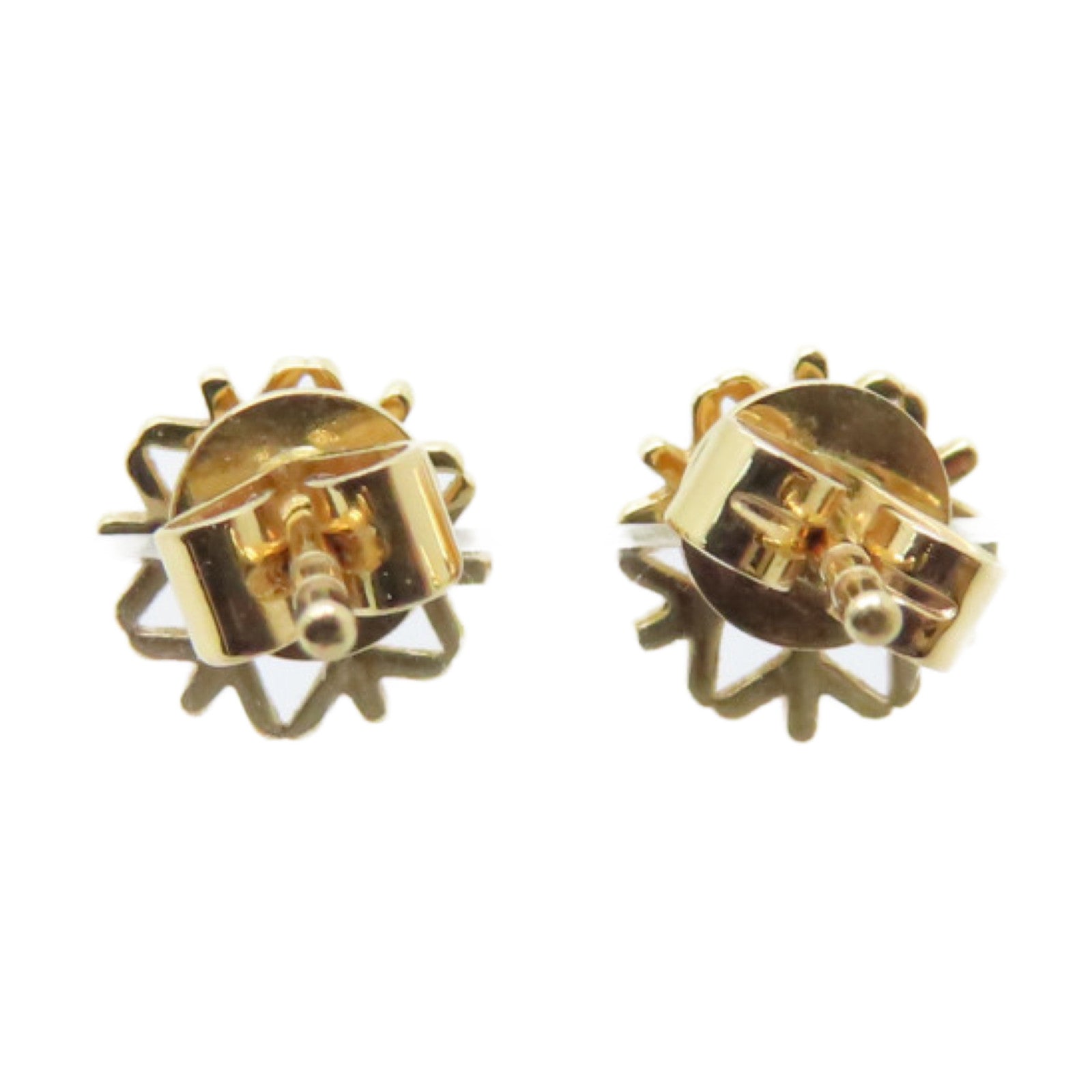 JEWELRY 18K Rose Gold Earrings 0.04ct Diamond Earrings