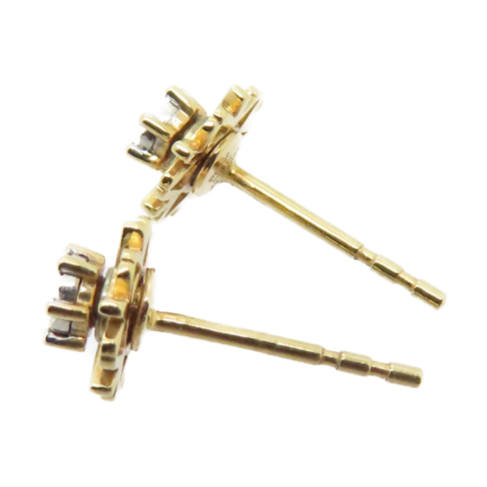 JEWELRY 18K Rose Gold Earrings 0.04ct Diamond Earrings