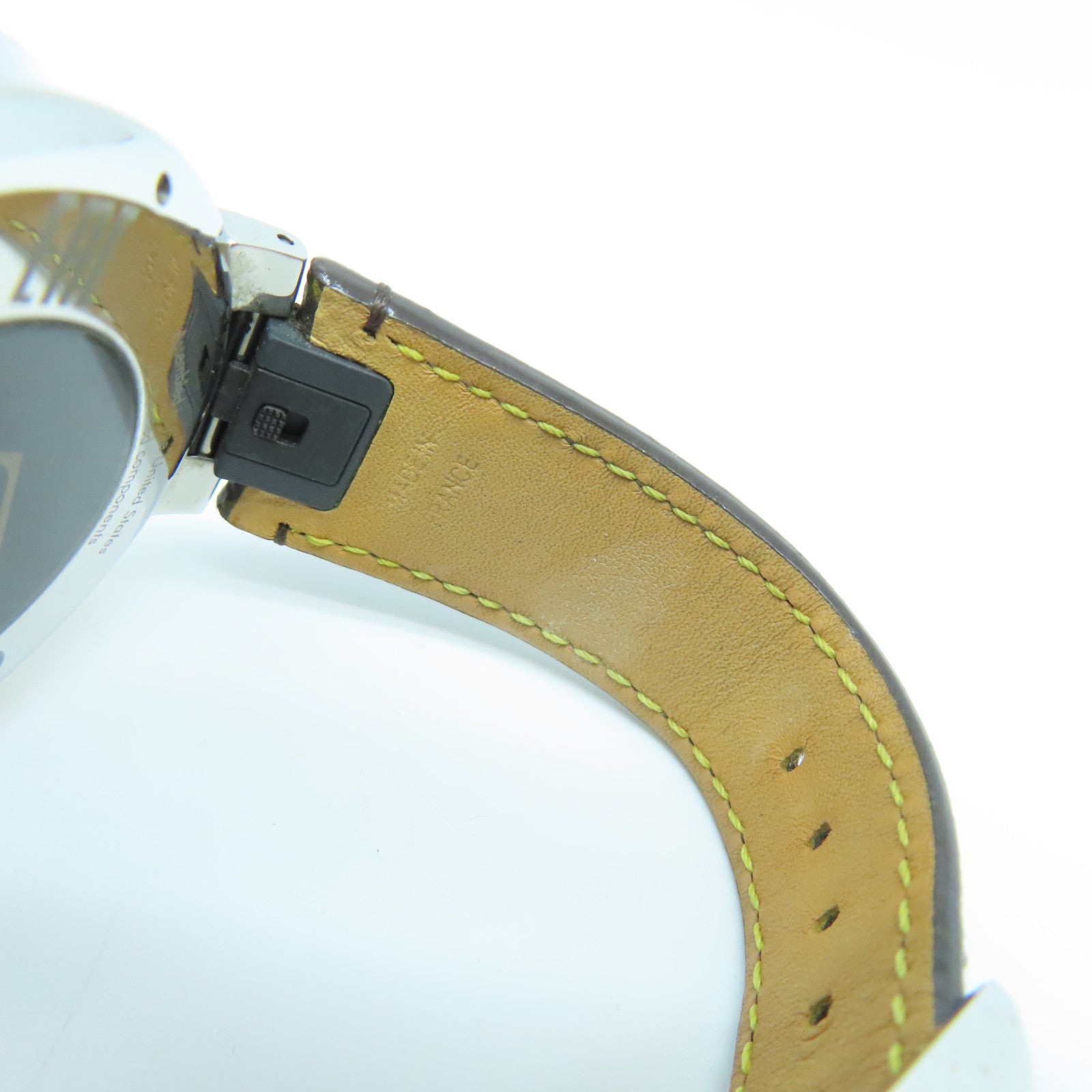 LOUIS VUITTON 【激減優惠】Tambour Horizon不鏽鋼/Monogram電子手錶黑色