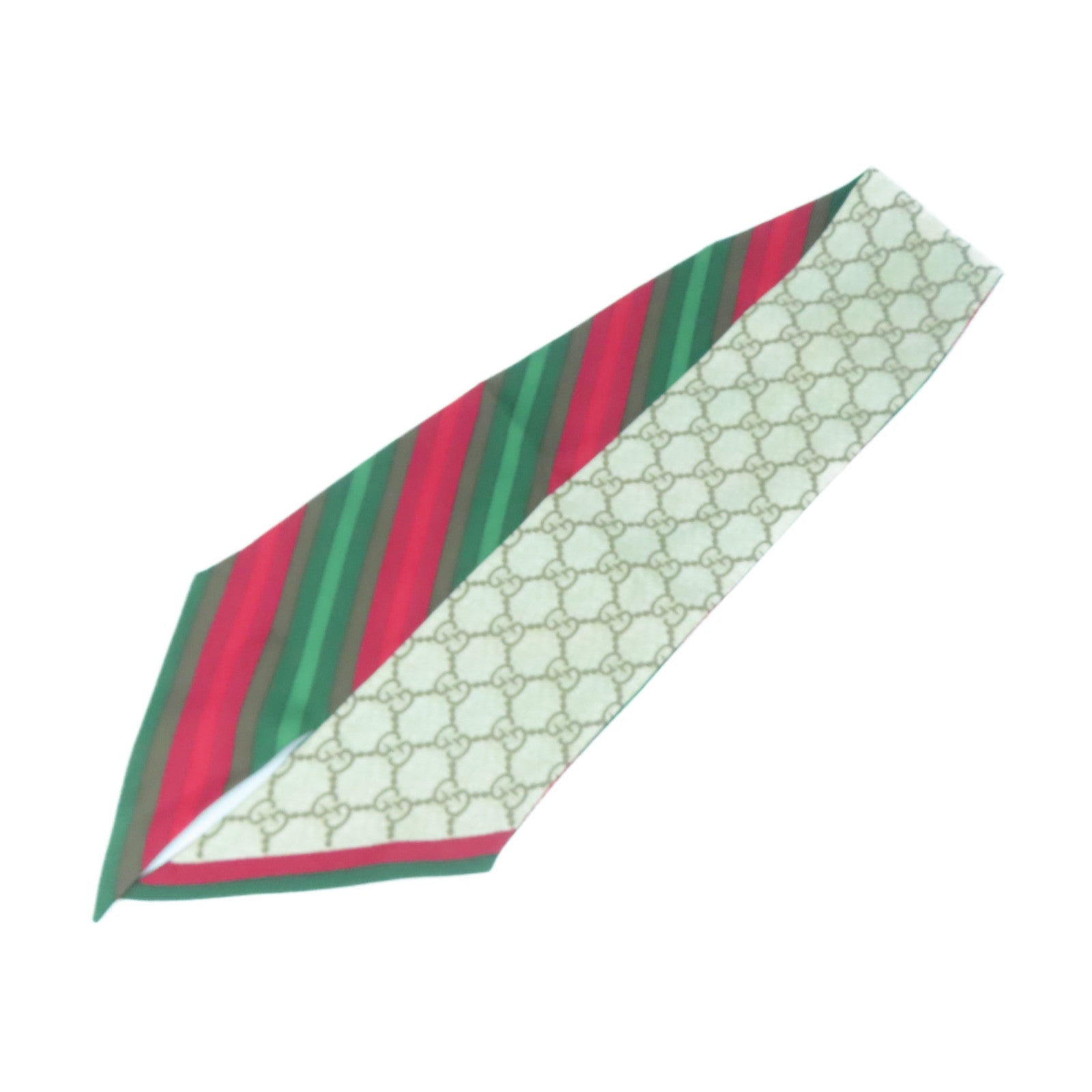 GUCCI 【激減優惠】絲質Scarf絲巾啡色/紅色/綠色