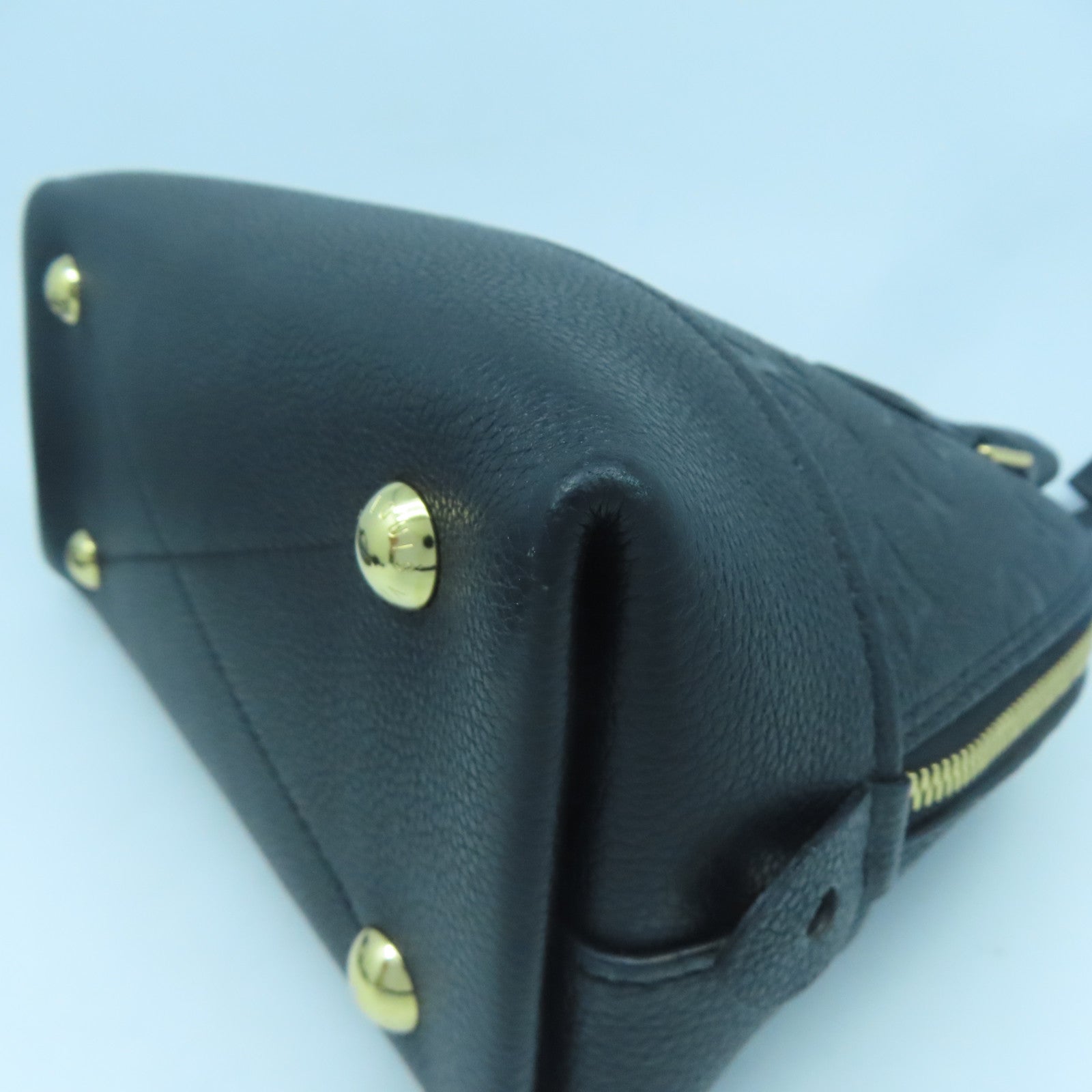 LOUIS VUITTON Monogram Empreinte Neo Alma BB金扣手挽肩背兩用袋黑色