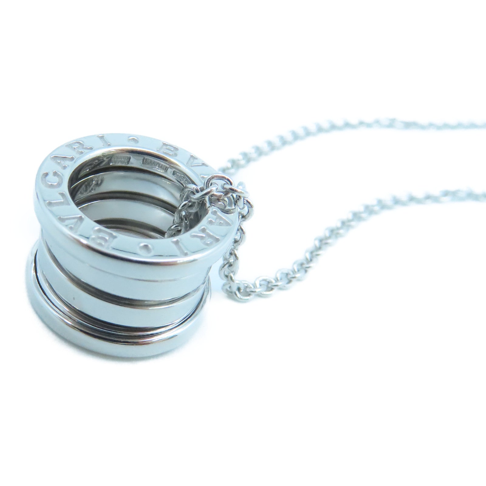 BVLGARI 18K白金B-zero1 Necklace項鍊