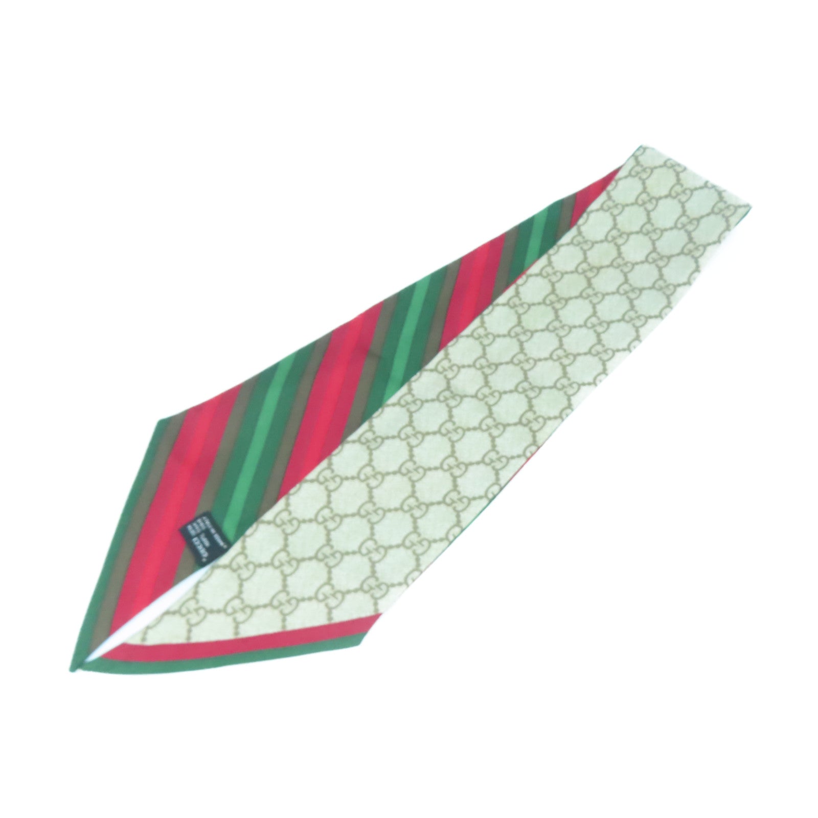 GUCCI 【激減優惠】絲質Scarf絲巾啡色/紅色/綠色