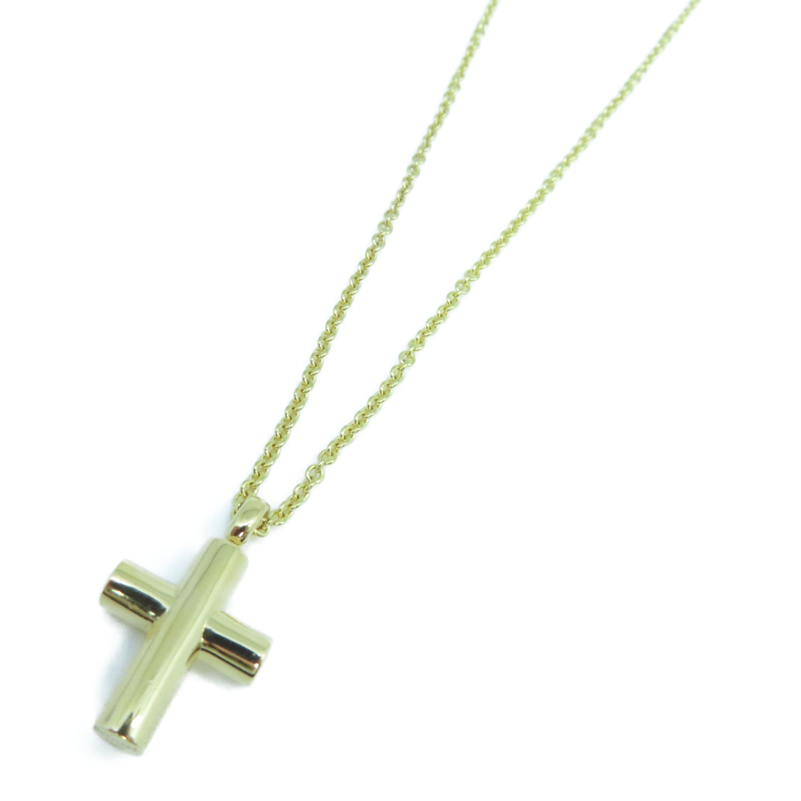 BVLGARI 【激減優惠】18K黃金Latin Cross Necklace項鍊