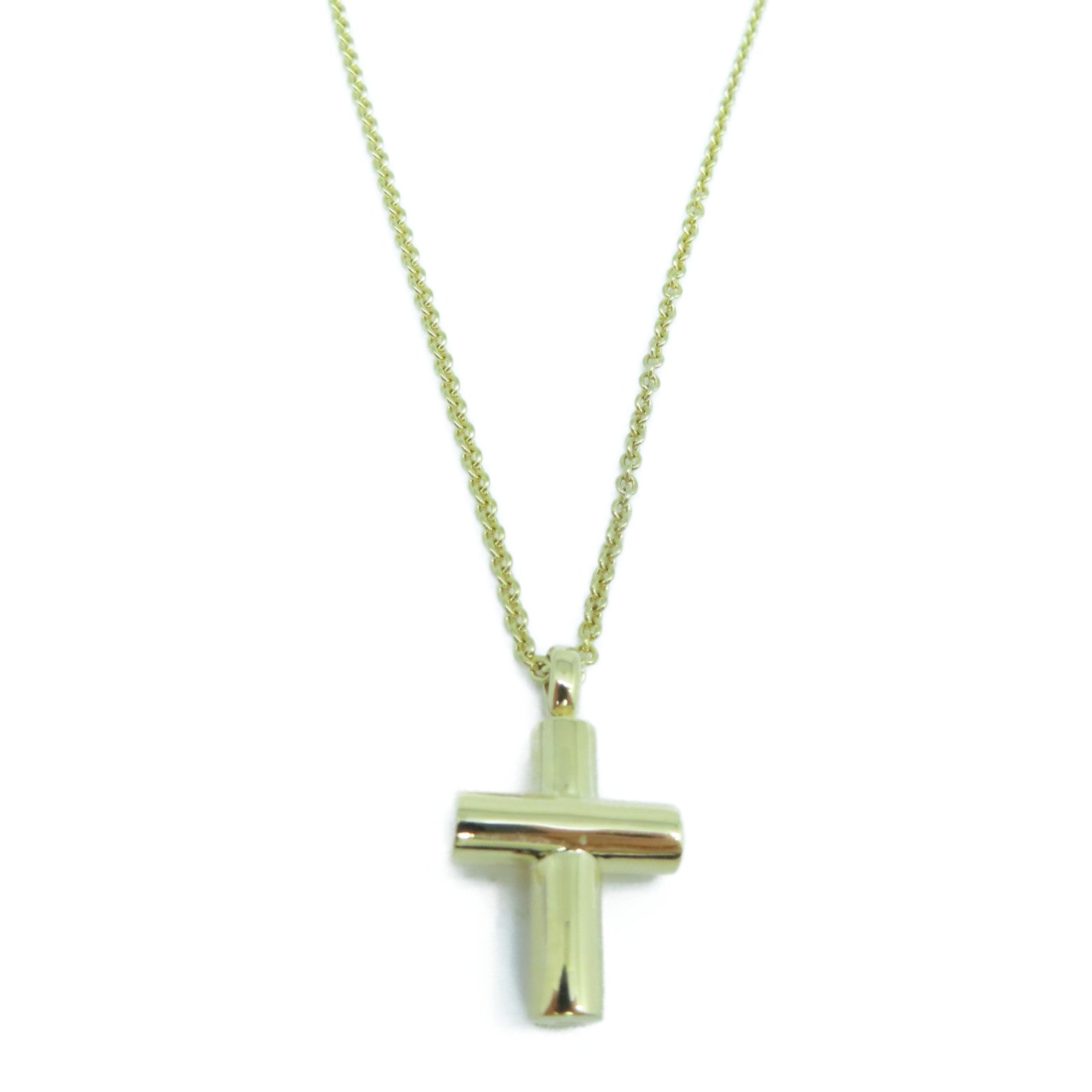 BVLGARI 【激減優惠】18K黃金Latin Cross Necklace項鍊
