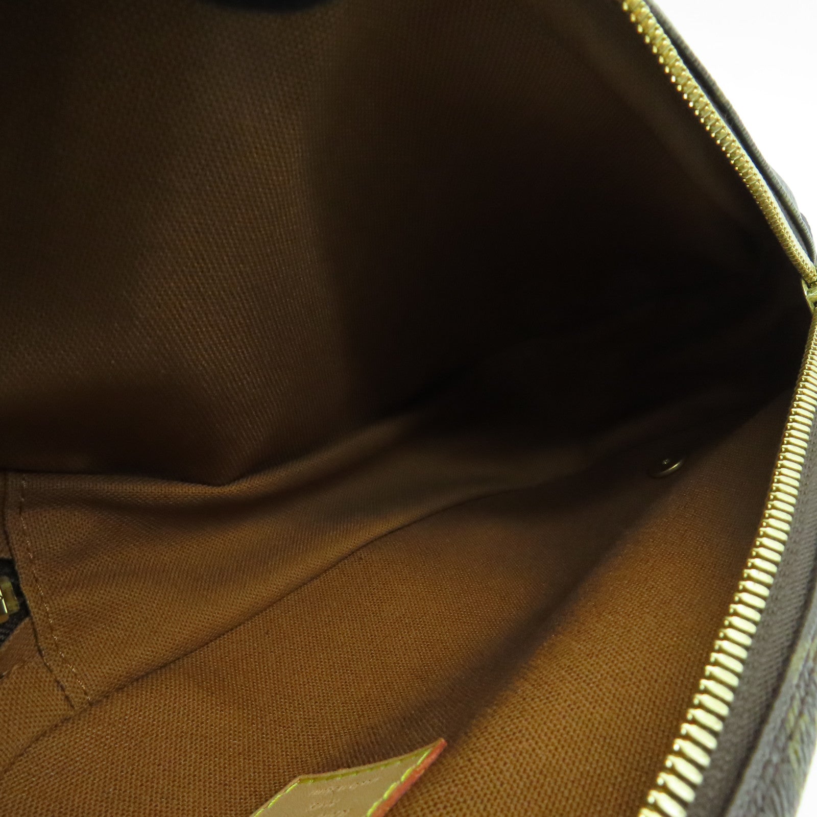 LOUIS VUITTON Monogram Pochette Gange金扣腰包/肩背袋/啡色
