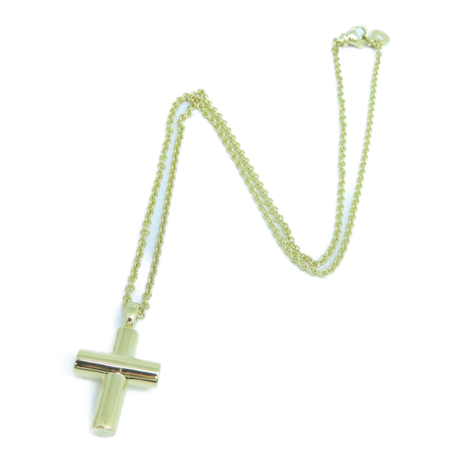 BVLGARI 【激減優惠】18K黃金Latin Cross Necklace項鍊