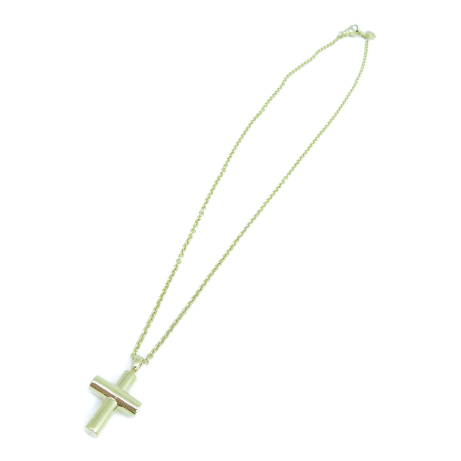 BVLGARI 【激減優惠】18K黃金Latin Cross Necklace項鍊