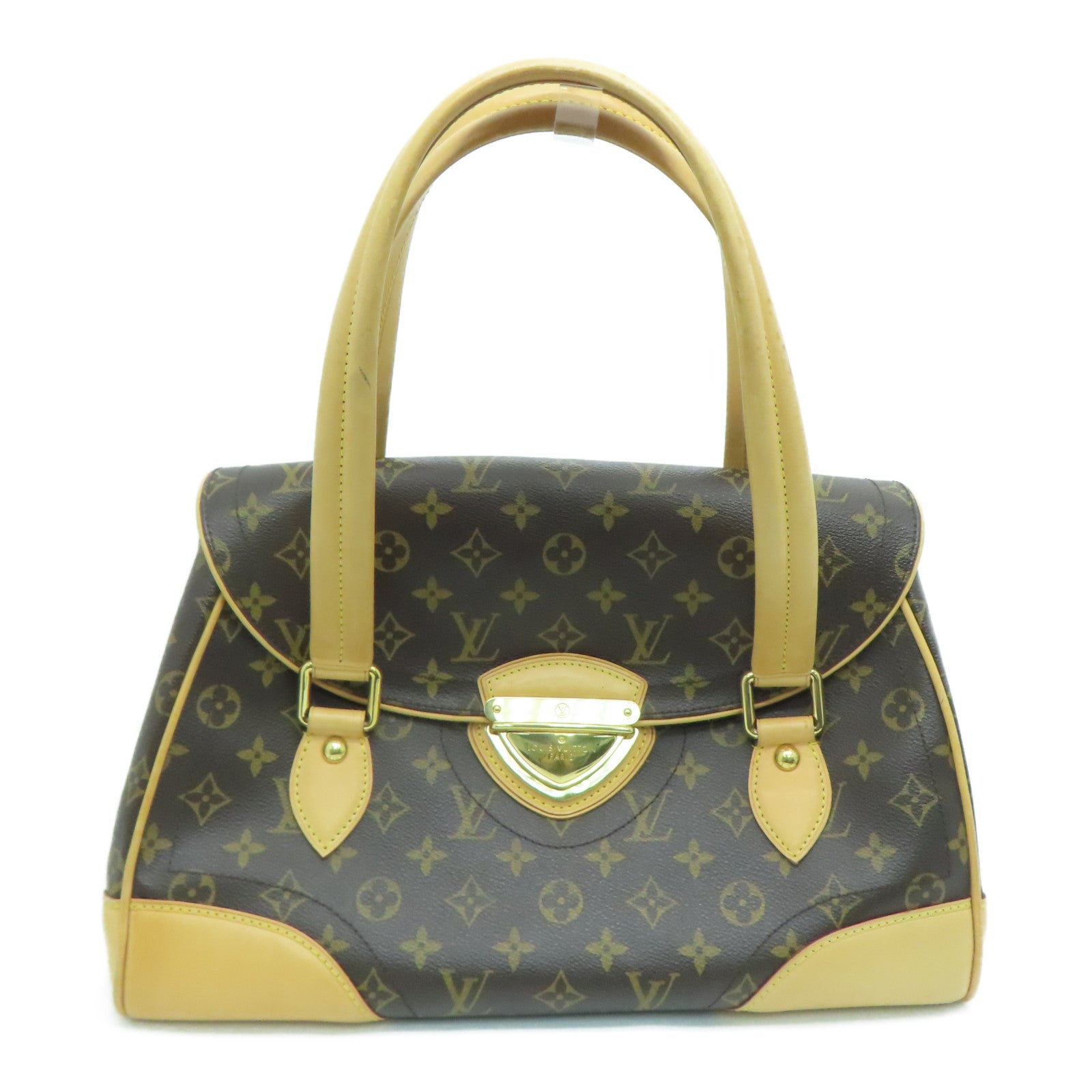 LOUIS VUITTON Monogram Beverly GM金扣手挽袋/肩背袋啡色